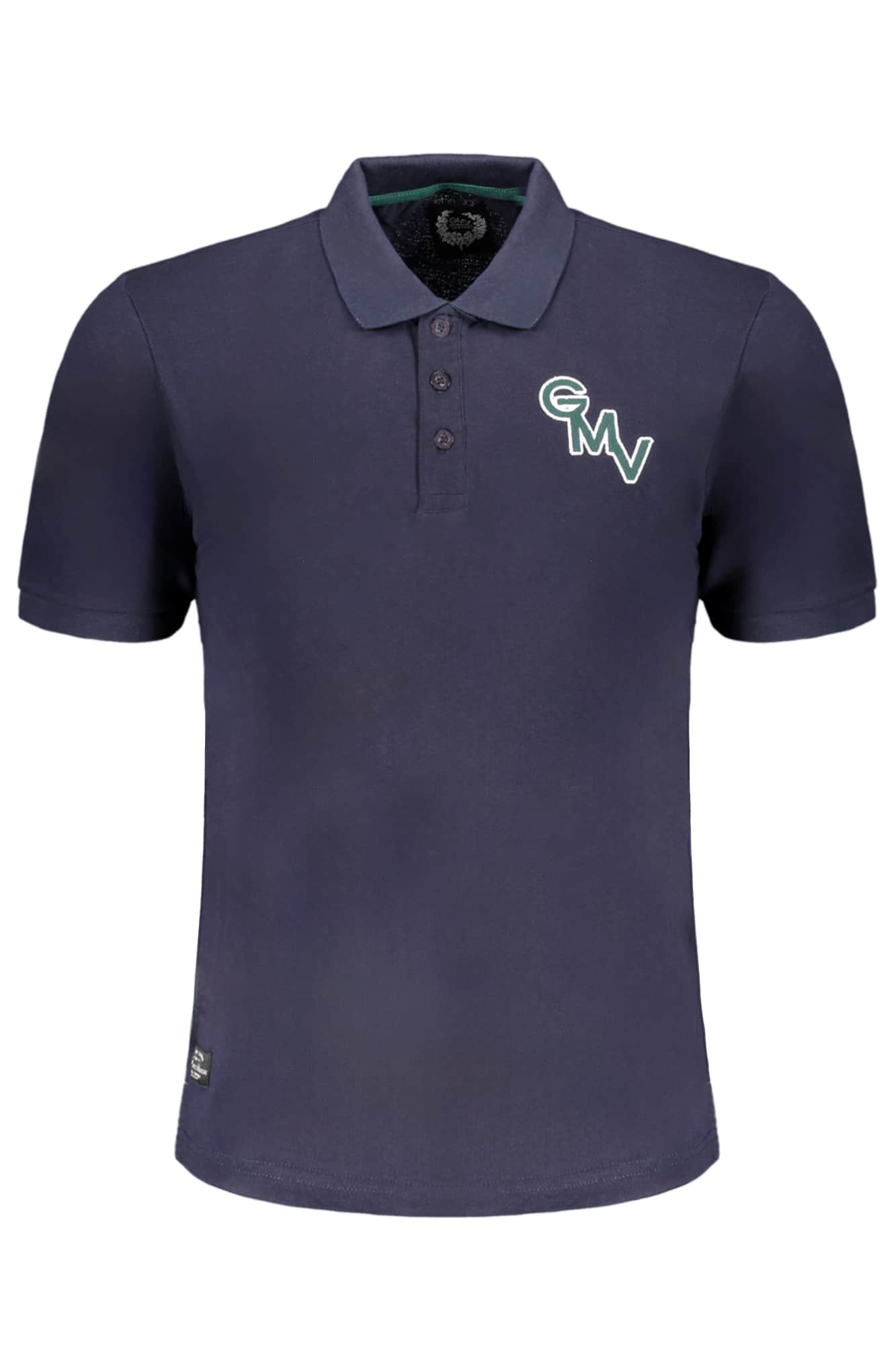 GIAN MARCO VENTURI MEN'S SHORT SLEEVED POLO SHIRT BLUE