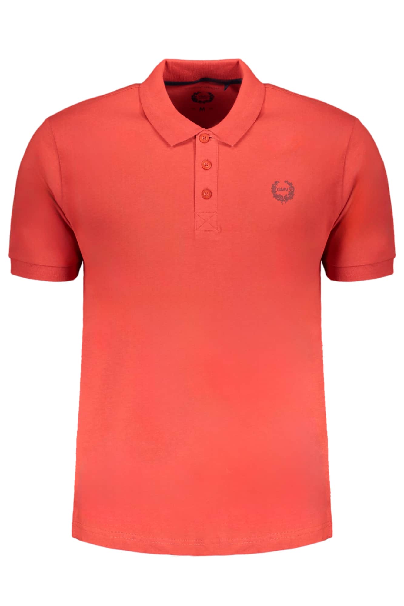 GIAN MARCO VENTURI MEN'S RED SHORT SLEEVED POLO SHIRT