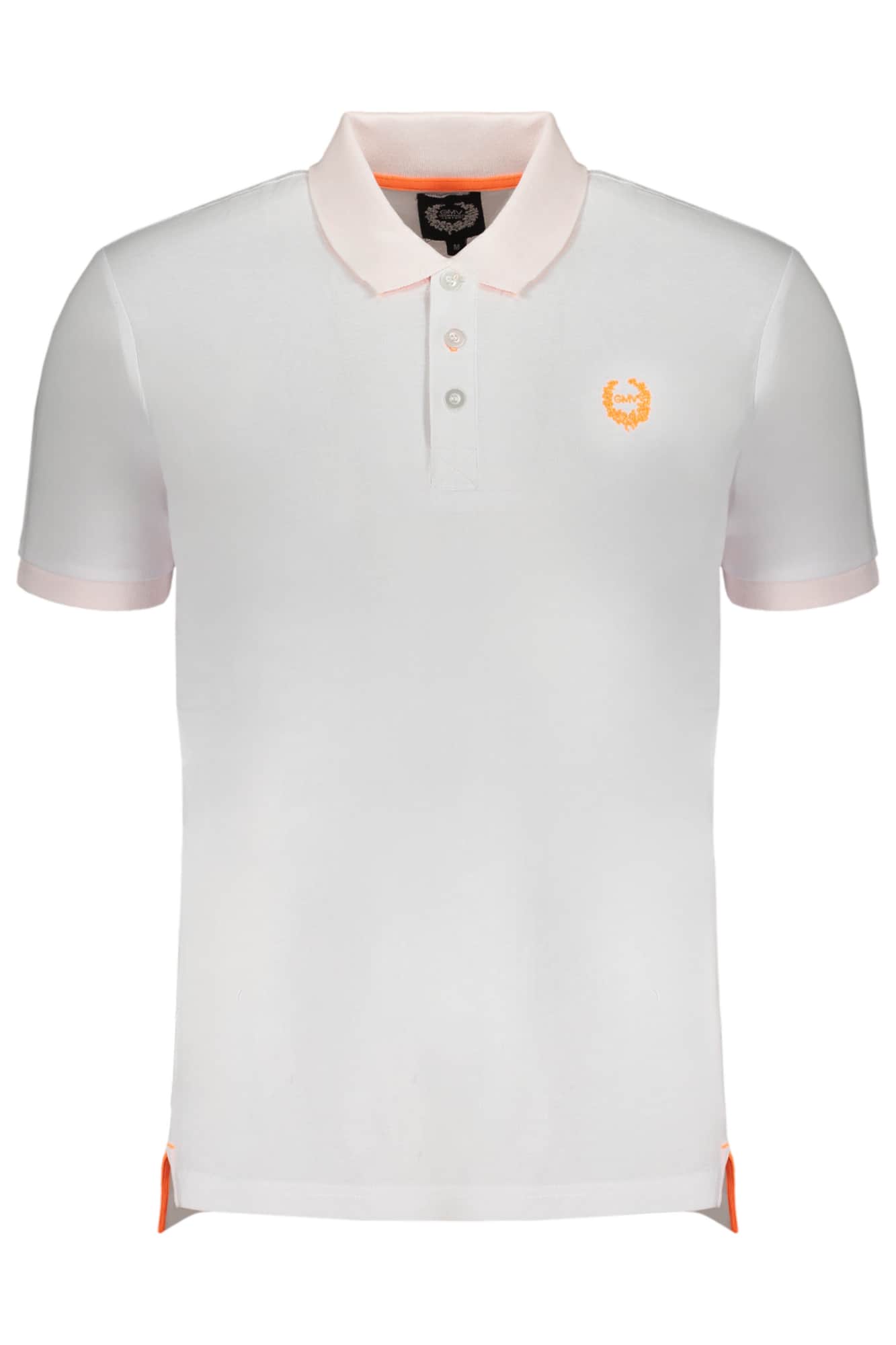 GIAN MARCO VENTURI MEN'S BLACK SHORT SLEEVED POLO SHIRT
