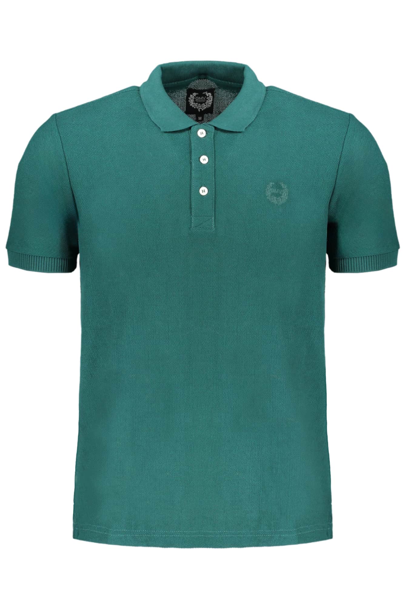 GIAN MARCO VENTURI MEN'S SHORT SLEEVED POLO SHIRT BLUE