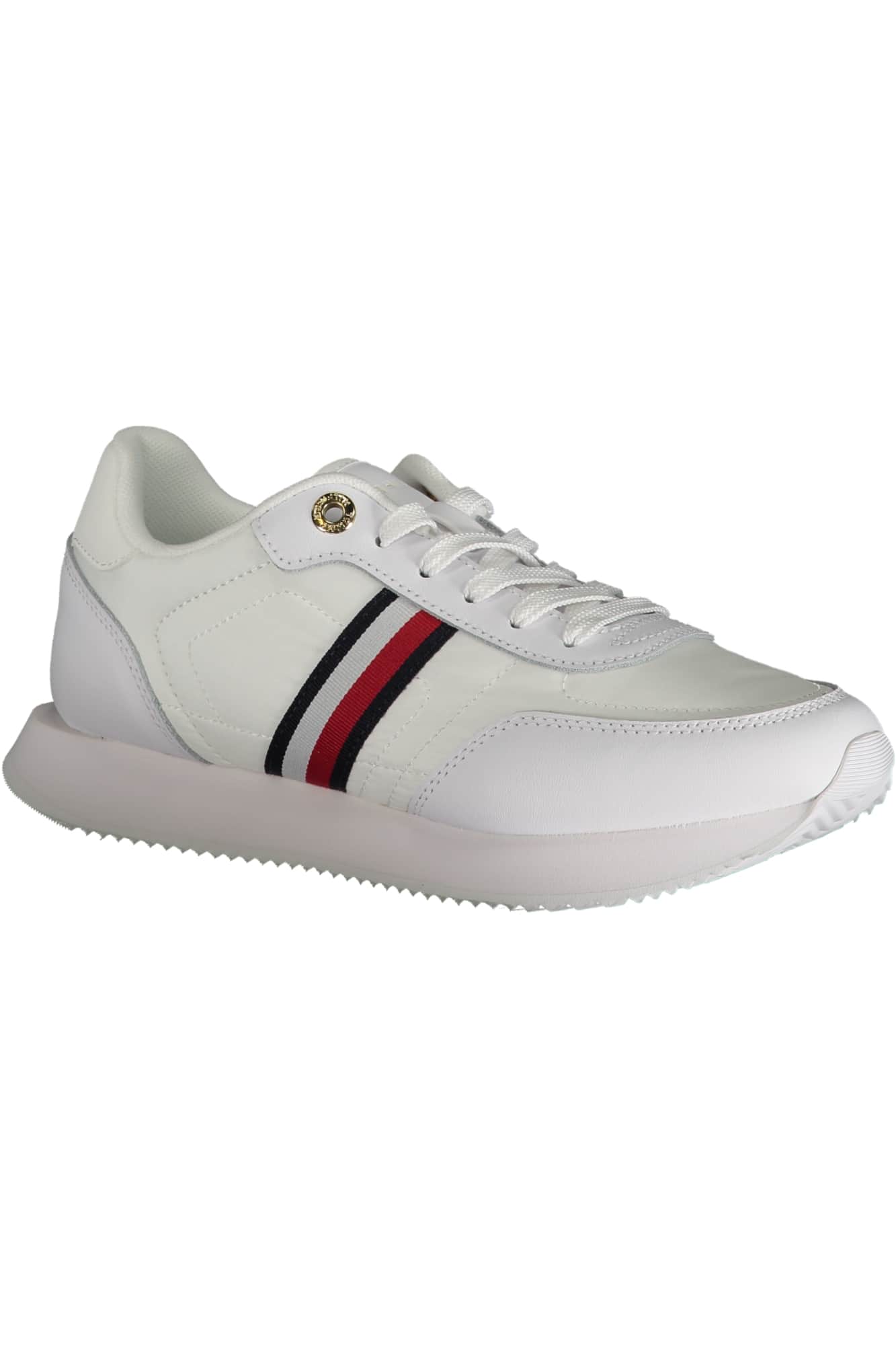TOMMY HILFIGER WHITE WOMEN'S SPORTS SHOES