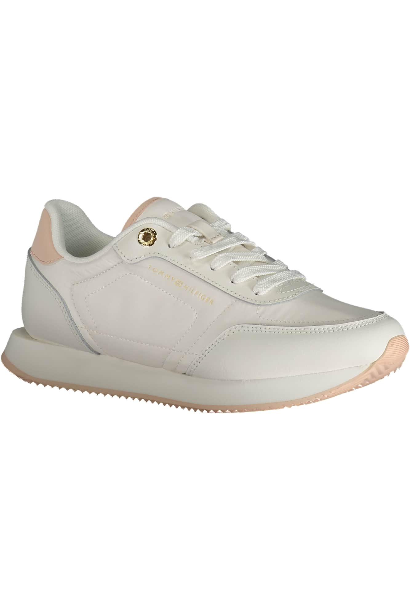 TOMMY HILFIGER WHITE WOMEN'S SPORTS SHOES
