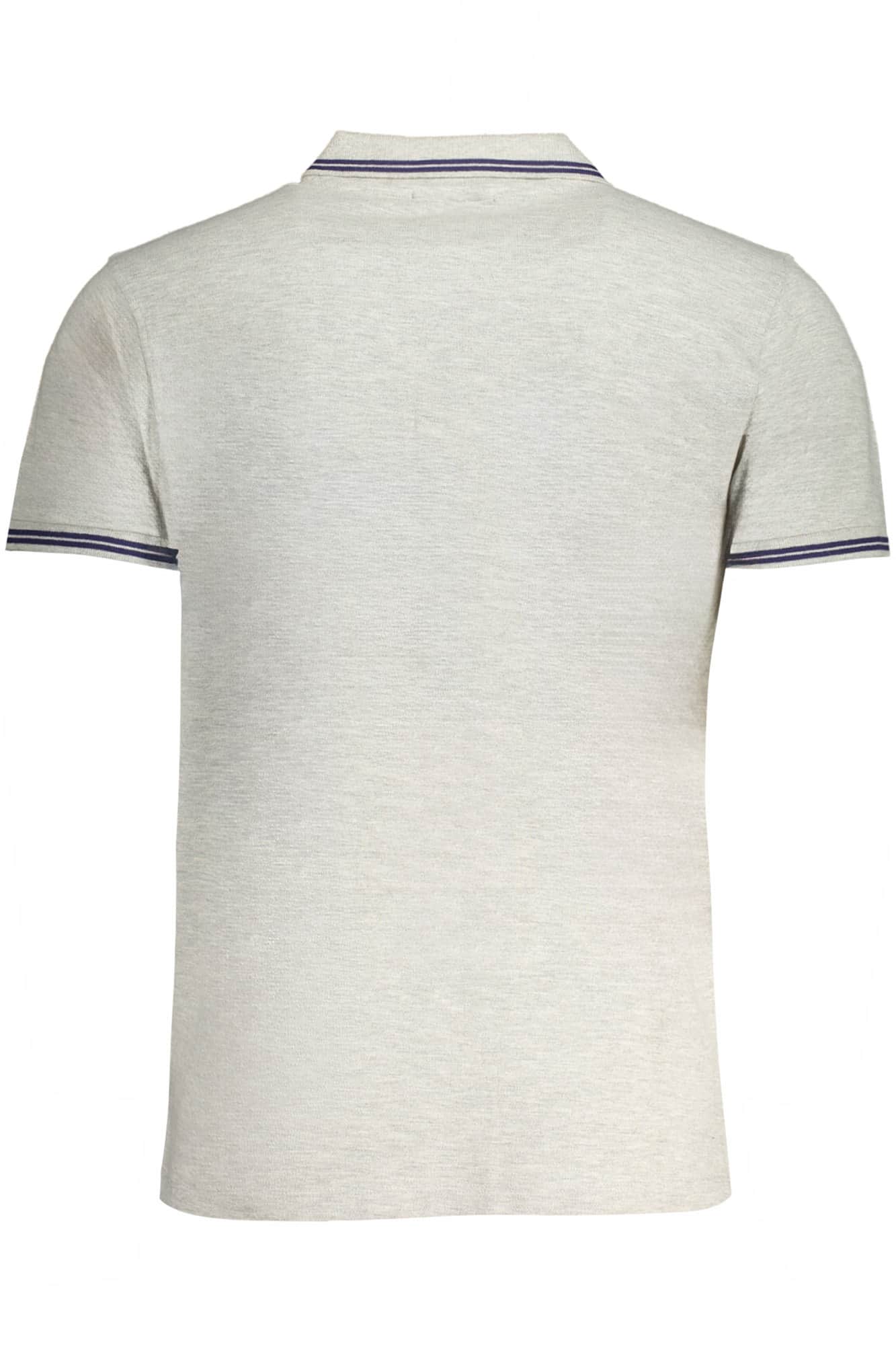 CAVALLI CLASS MEN'S SHORT SLEEVED POLO SHIRT BLACK