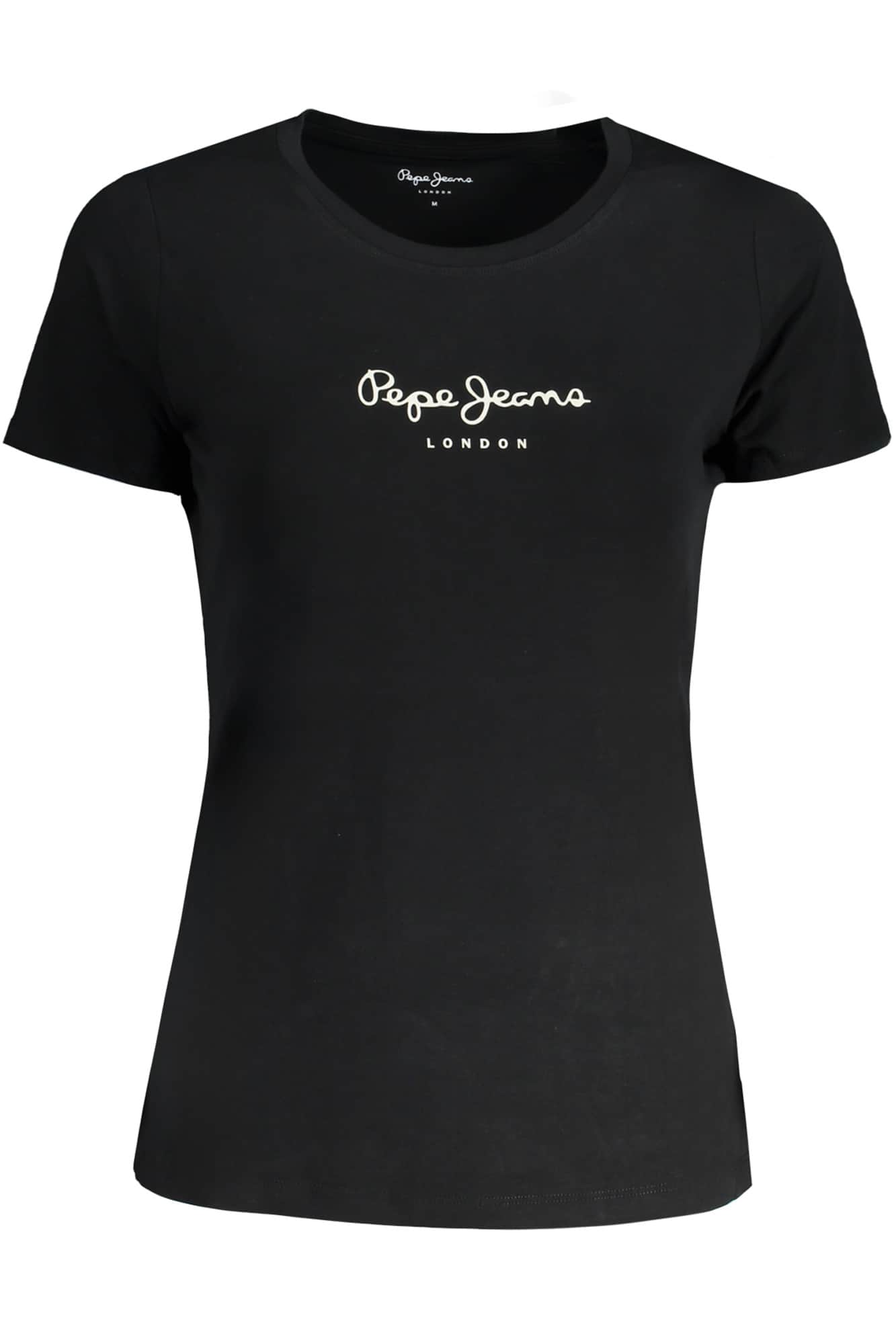 PEPE JEANS DAMES KORTE MOUW T-SHIRT ZWART