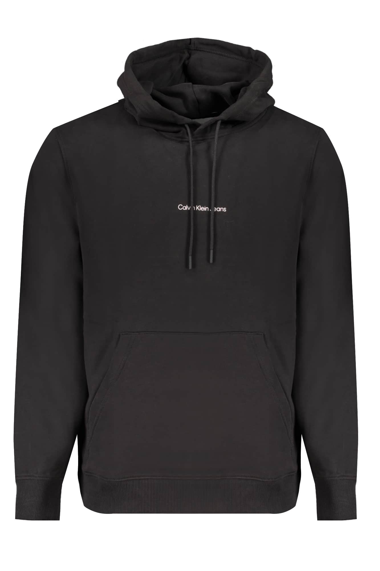 CALVIN KLEIN MEN'S BLACK ZIPLESS SWEATSHIRT