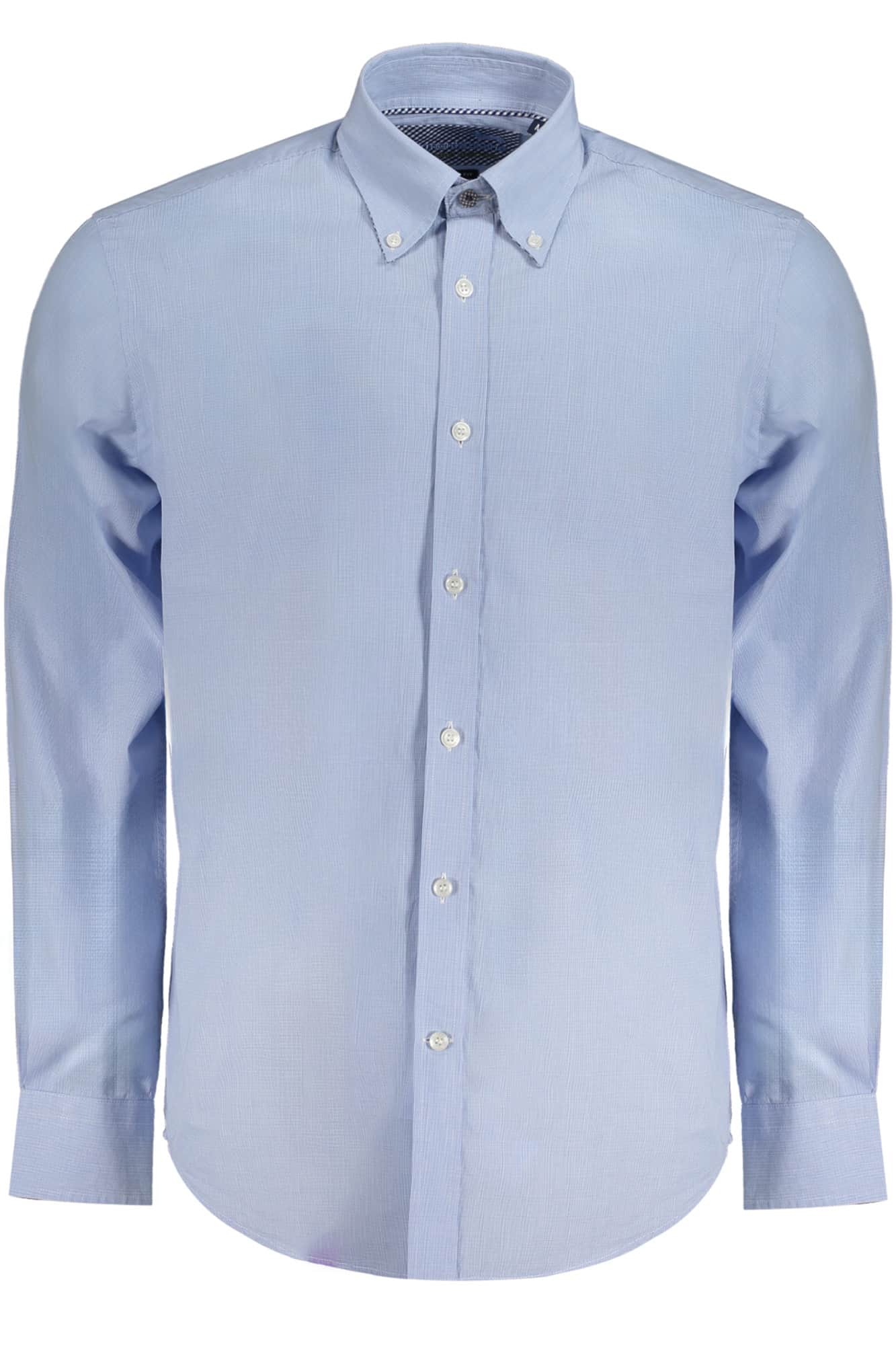 HARMONT & BLAINE HEREN LANGE MOUW SHIRT BLAUW
