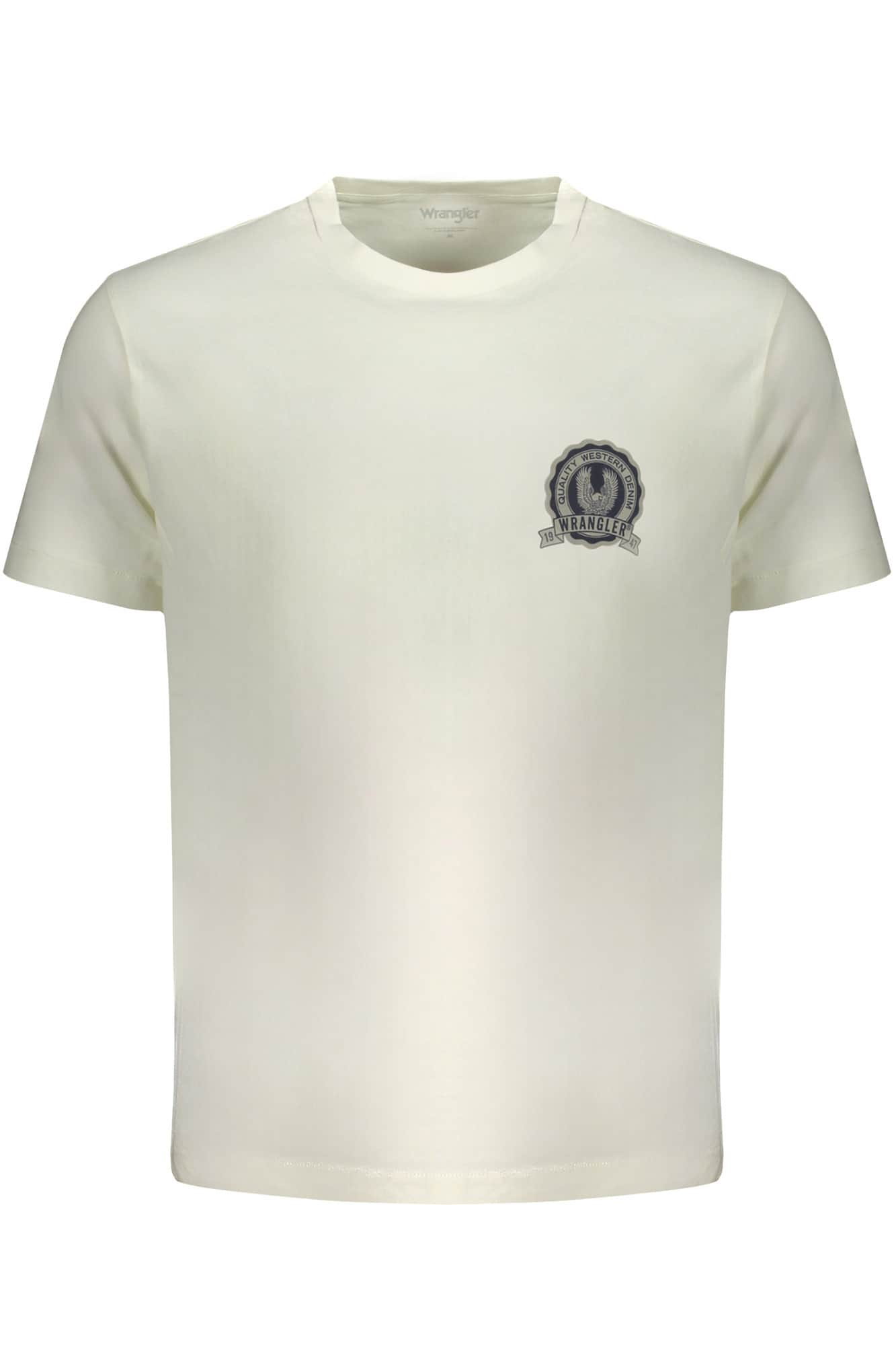 WRANGLER KORTE MOUW T-SHIRT HEREN WIT