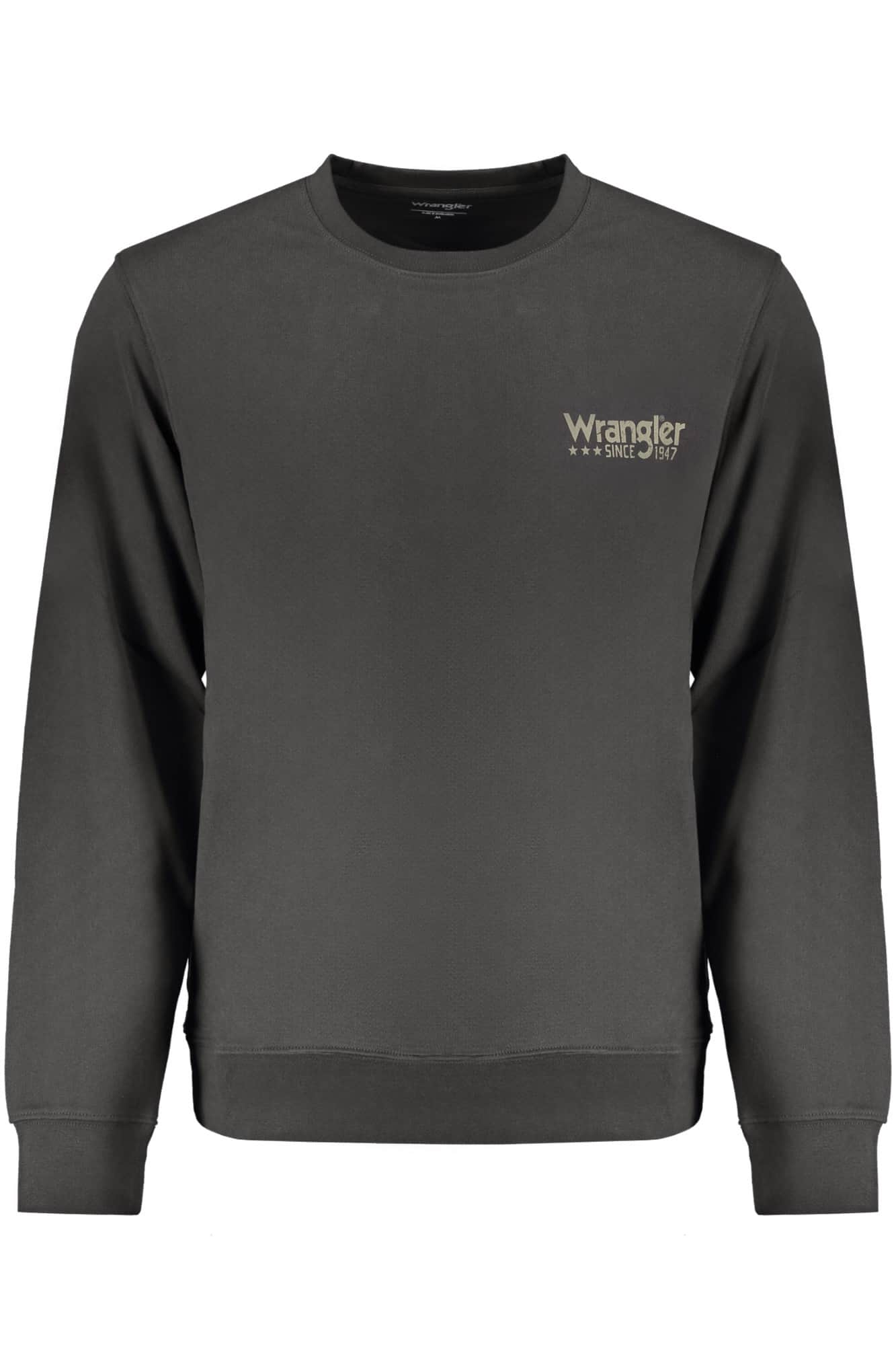 WRANGLER HEREN MET RITS SWEATER BLAUW