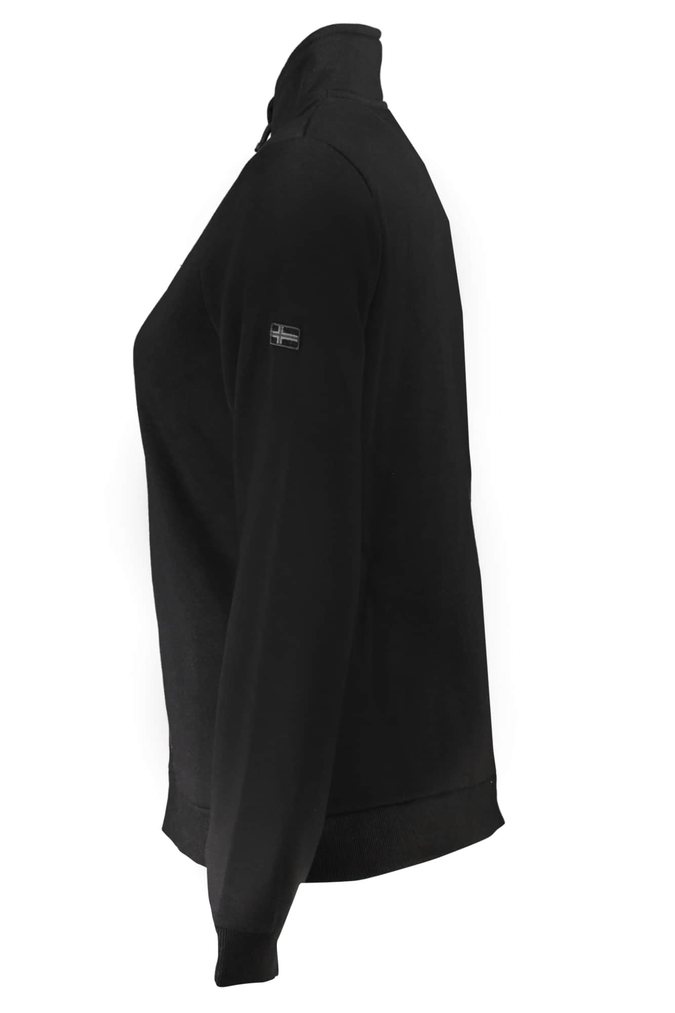NORWAY 1963 WOMEN'S ZIP-UP SWEATSHIRT BLACK