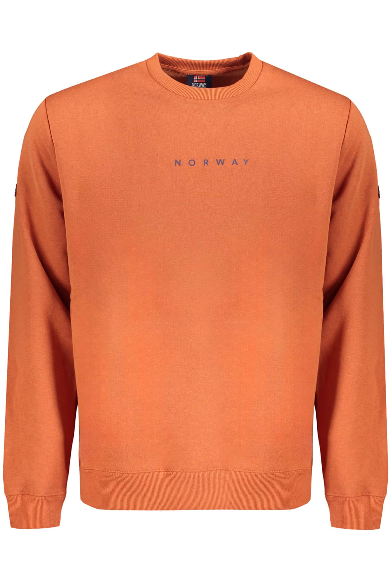 NORWAY 1963 HEREN'S BROWN ZIP-UP SWEATER
