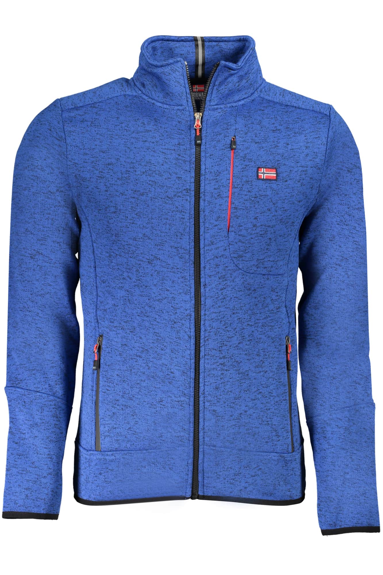 NORWAY 1963 MEN'S BLUE ZIP-UP SWEATSHIRT