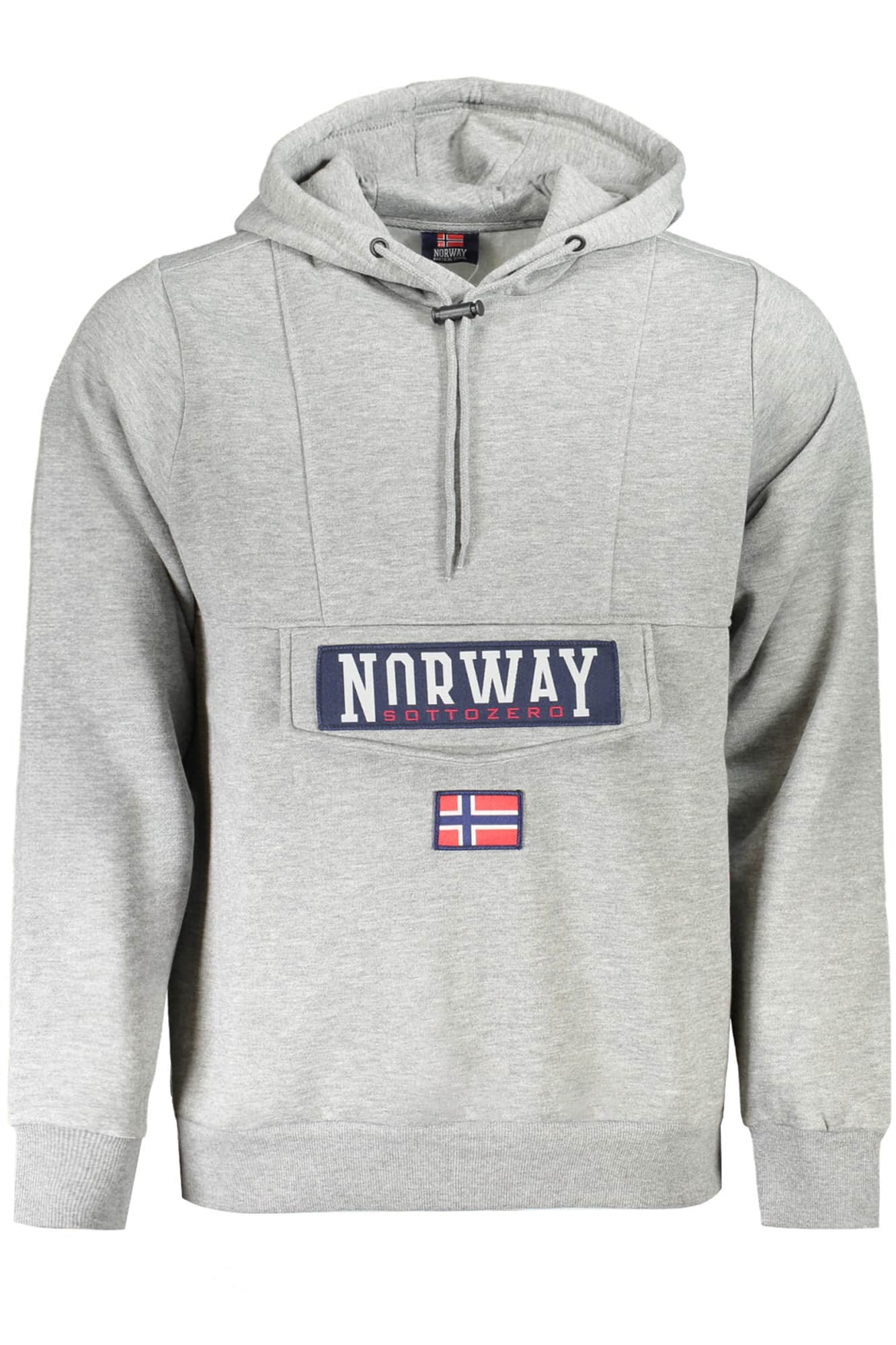 NORWAY 1963 HEREN'S ZIP-UP SWEATER GREY