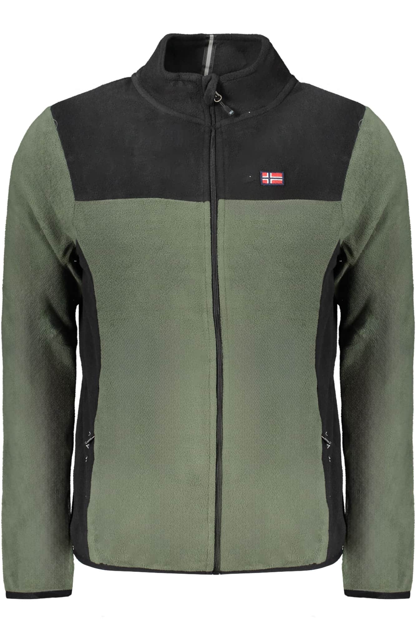 NORWAY 1963 HEREN'S ZIP-UP SWEATER GREEN