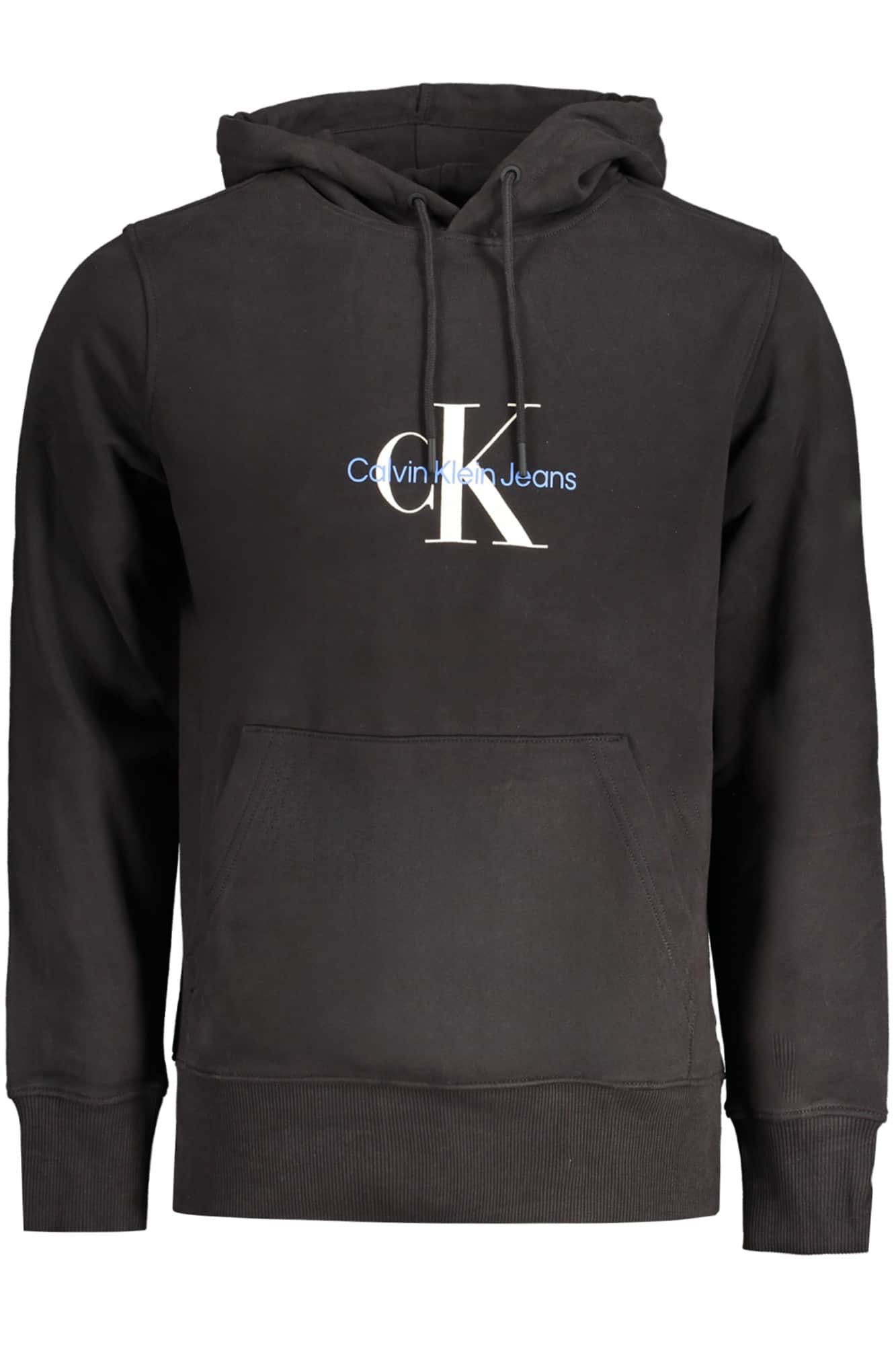 CALVIN KLEIN MEN'S BLACK ZIP-UP SWEATSHIRT
