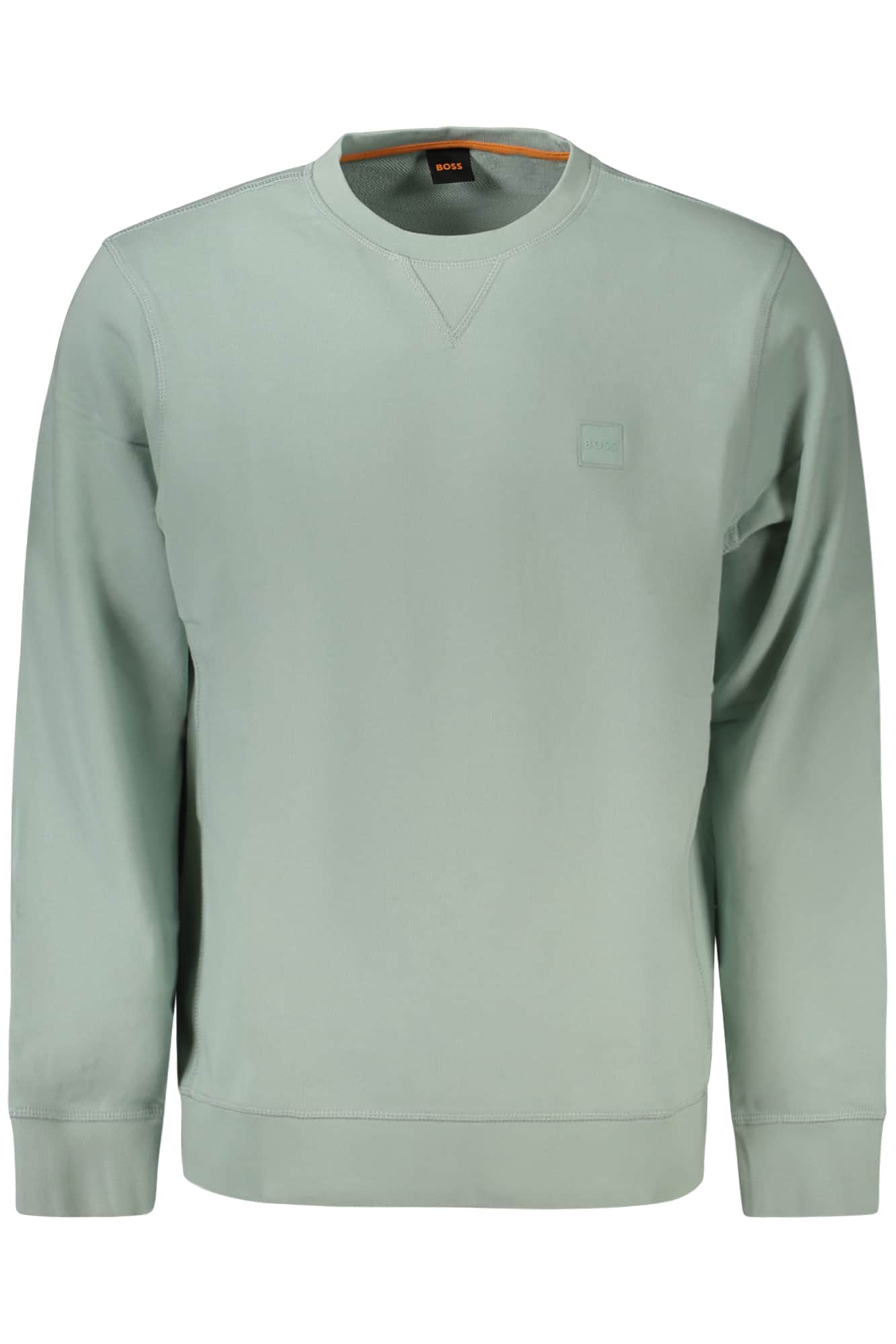 Hugo Boss heren met rits sweater, groen