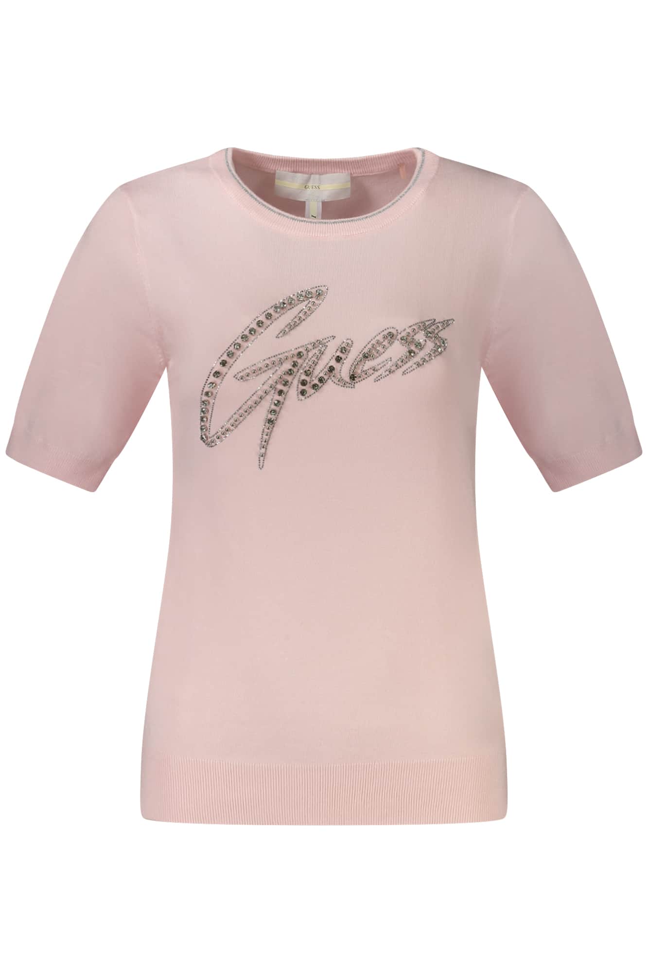 GUESS JEANS WOMEN'S PINK SWEATER