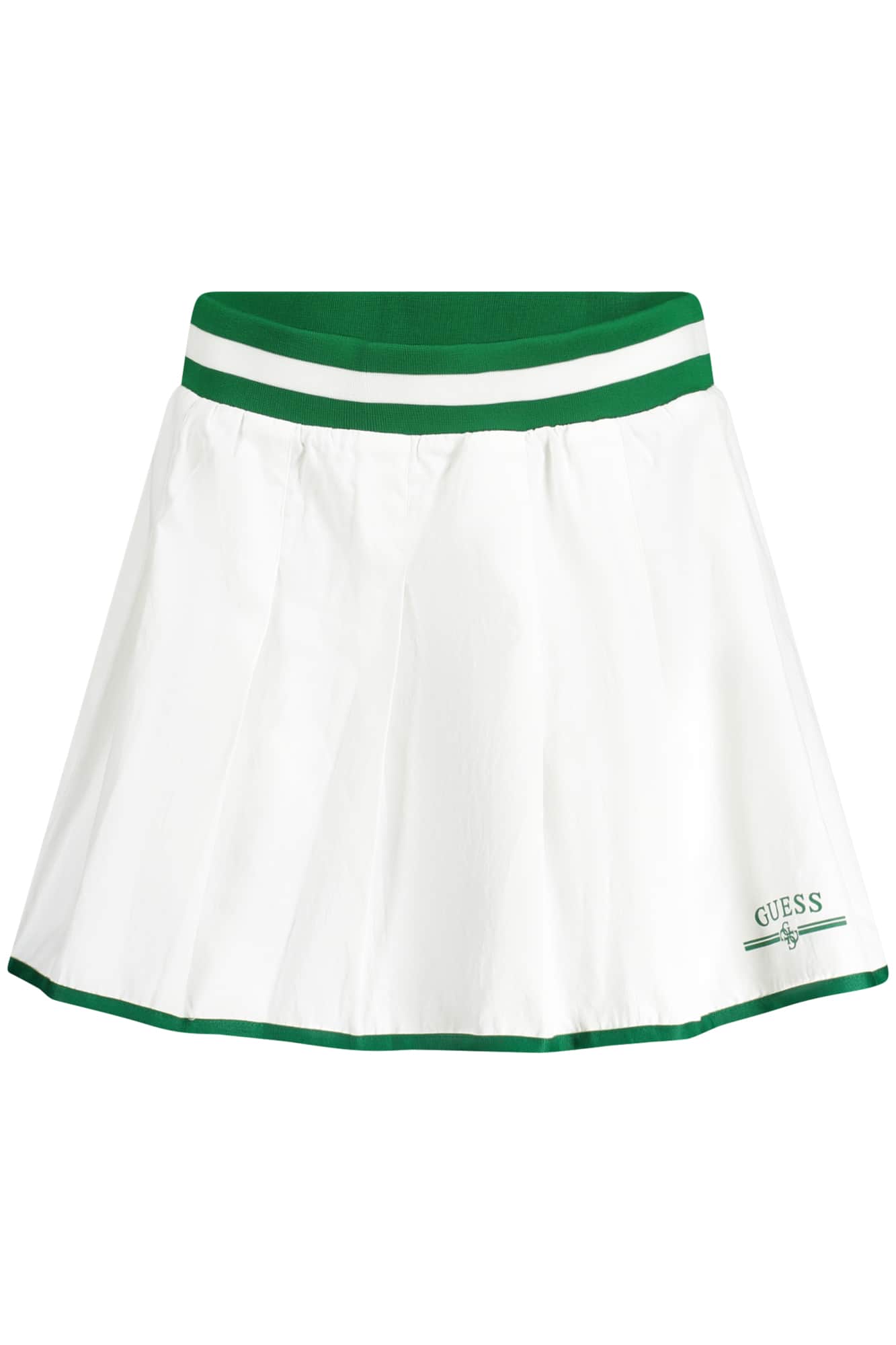 GUESS JEANS SHORT SKIRT WOMEN WHITE