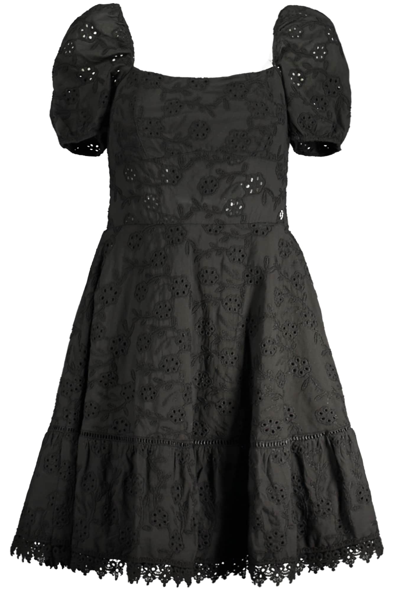 GUESS JEANS SHORT DRESS WOMEN BLACK