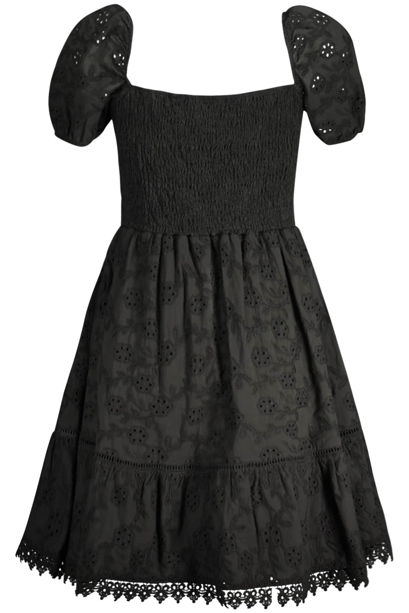 GUESS JEANS SHORT DRESS WOMEN BLACK