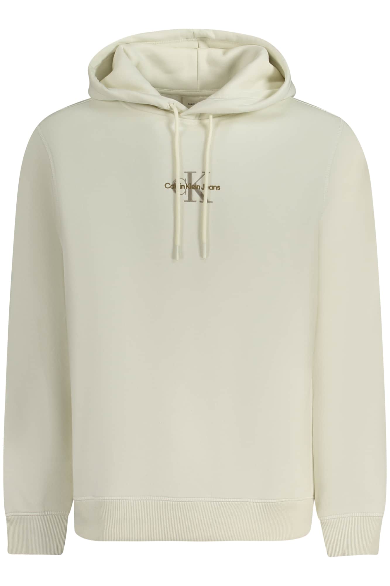 CALVIN KLEIN MEN'S ZIP-UP SWEATSHIRT WHITE