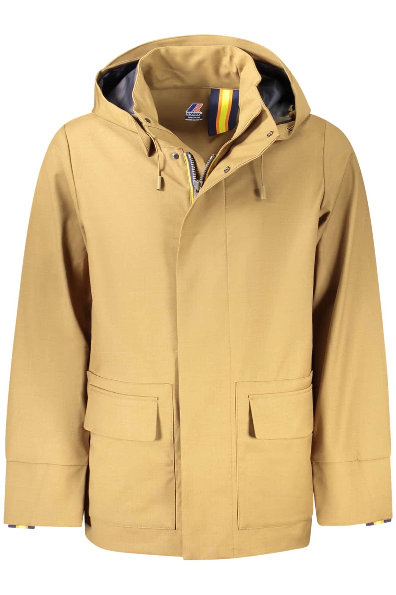 K-Way heren trenchcoat bruin