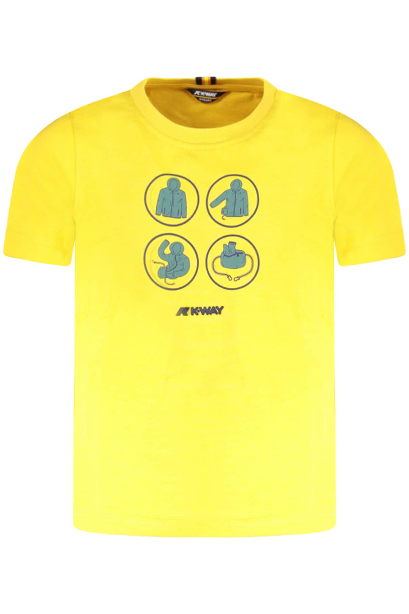 K-Way korte mouw t-shirt kinder blauw
