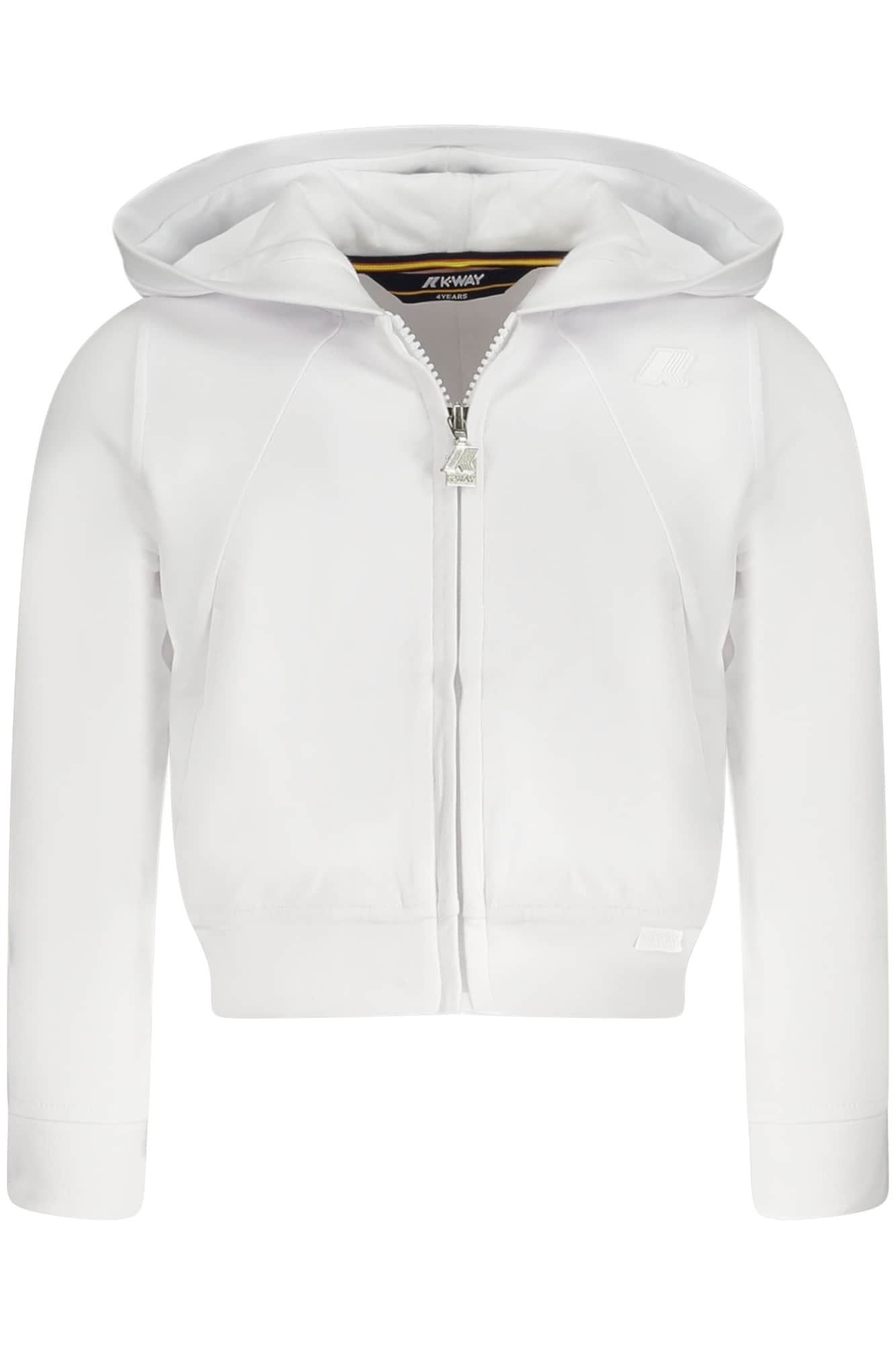 K-Way met rits sweater voor meisjes wit