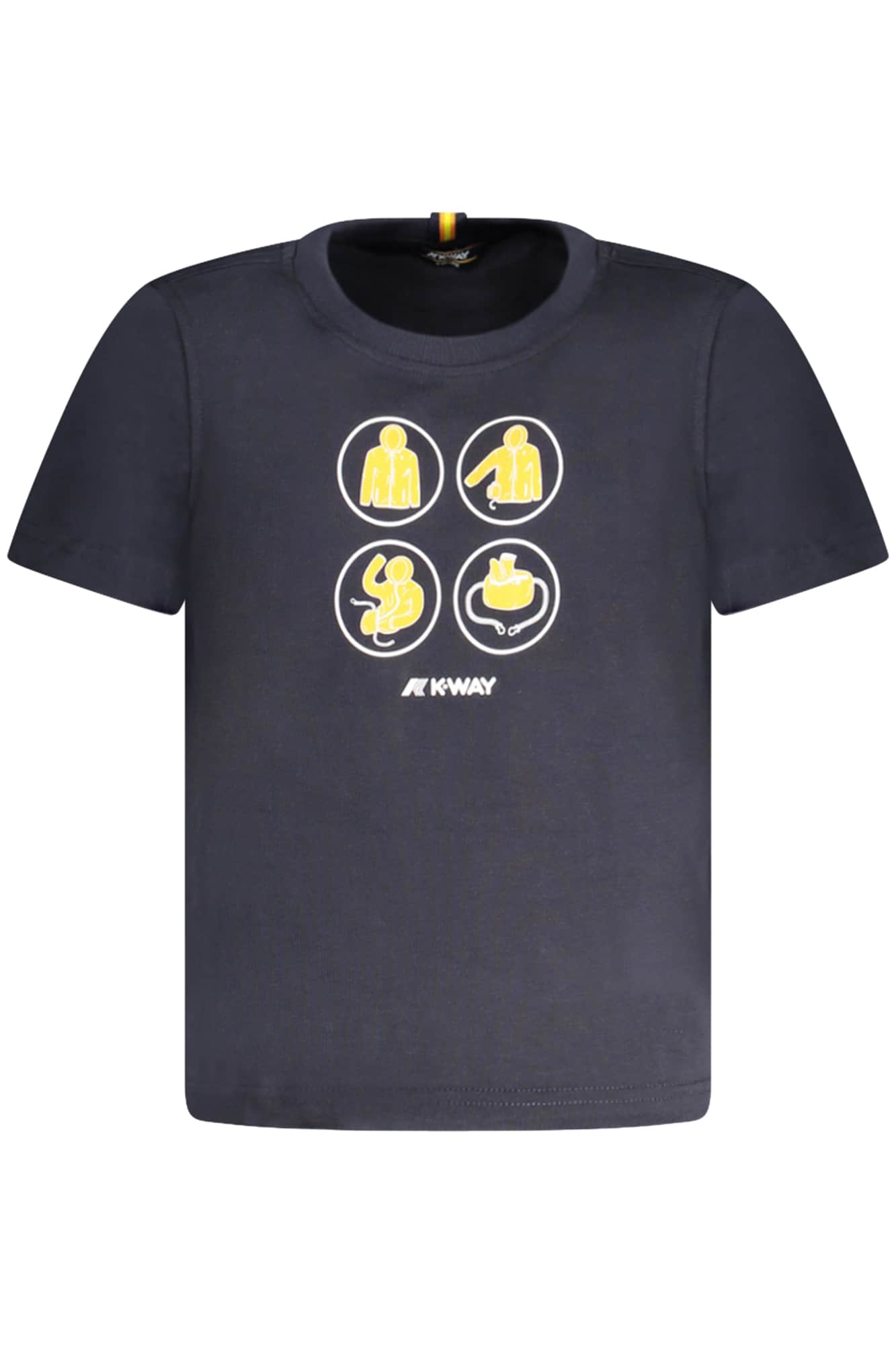 K-Way korte mouw t-shirt kinder blauw