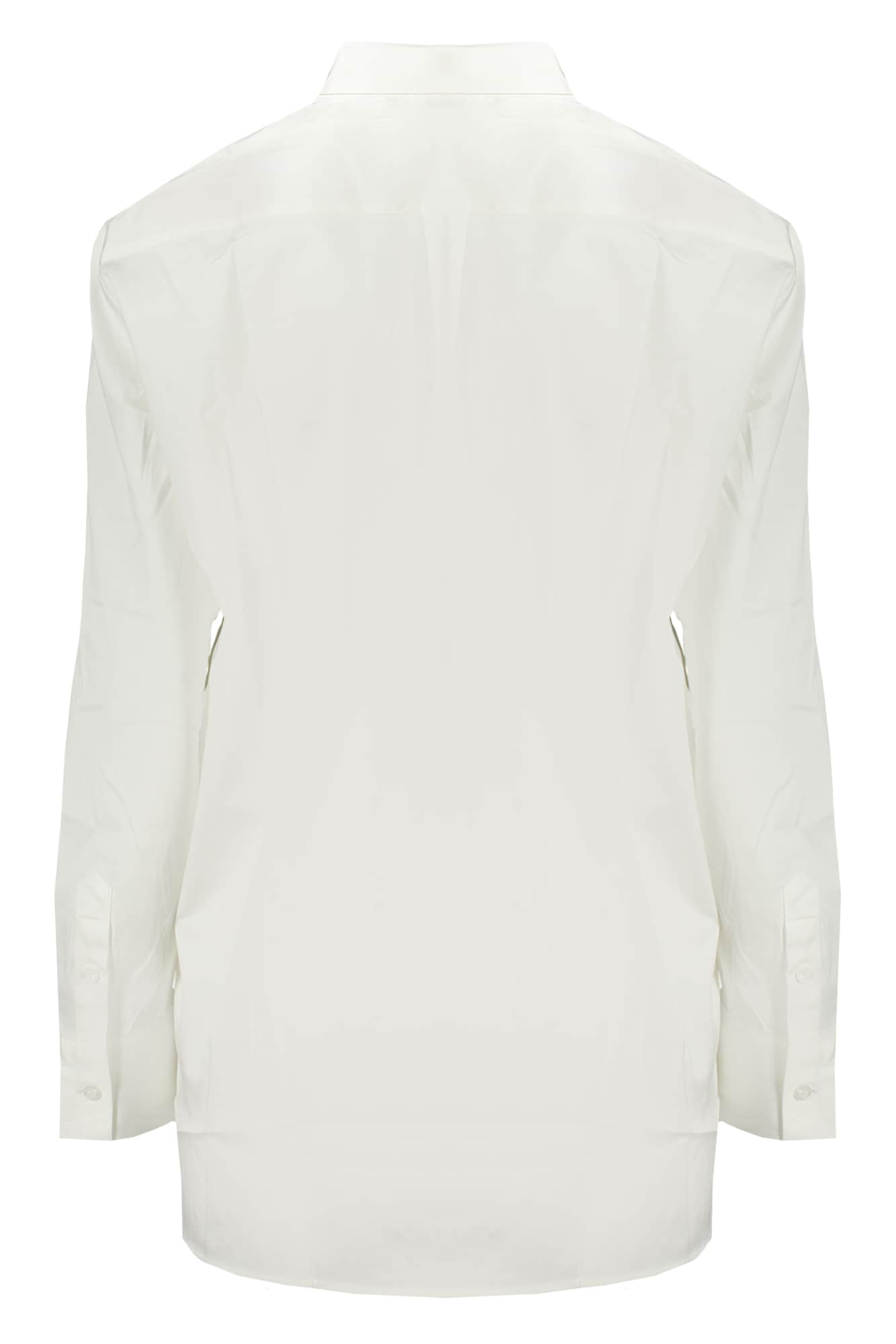 GUESS JEANS LONG SLEEVE SHIRT WOMEN WHITE