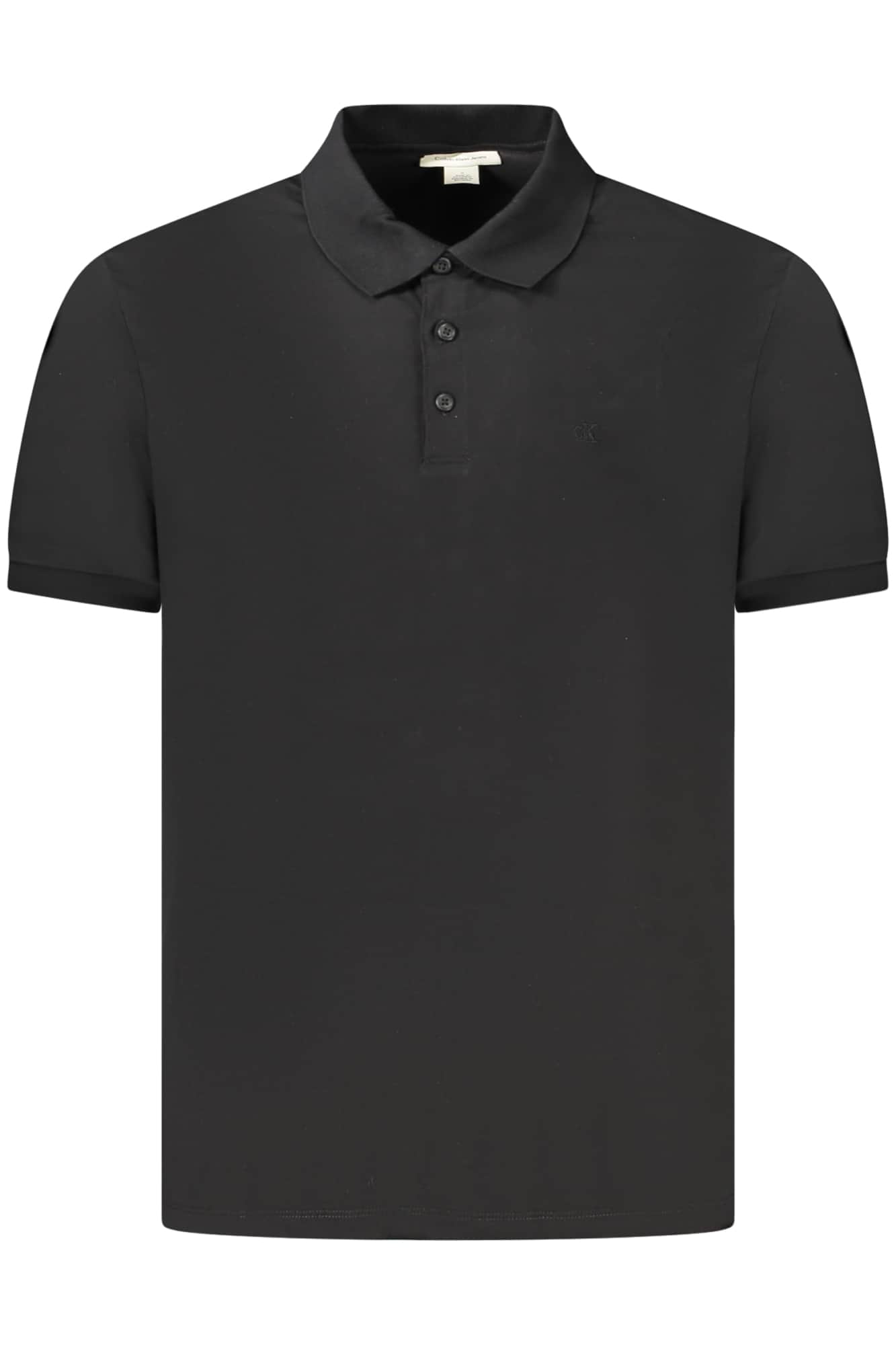CALVIN KLEIN MEN'S SHORT SLEEVE POLO BLACK