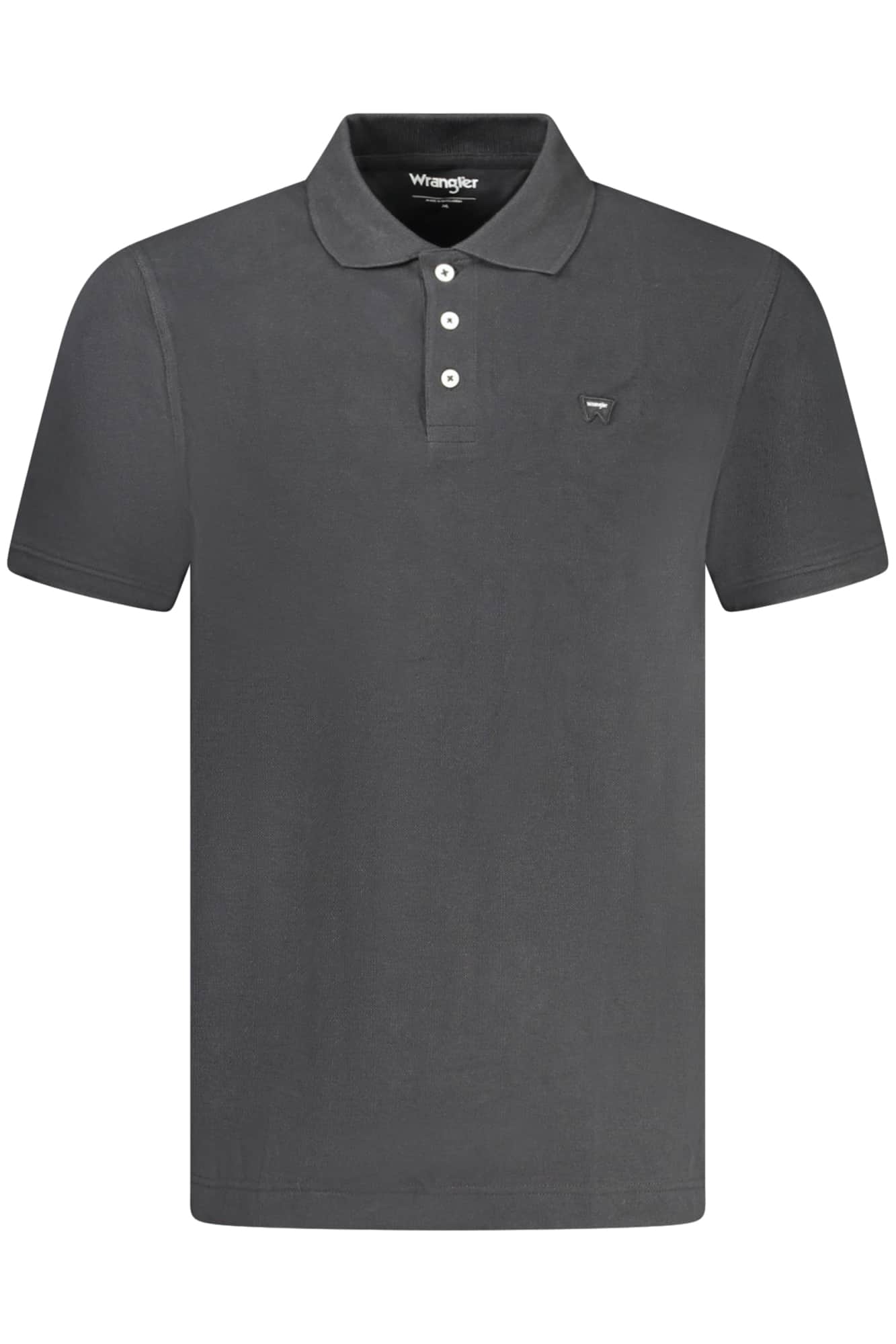 WRANGLER POLO KORTE MOUW HEREN ZWART