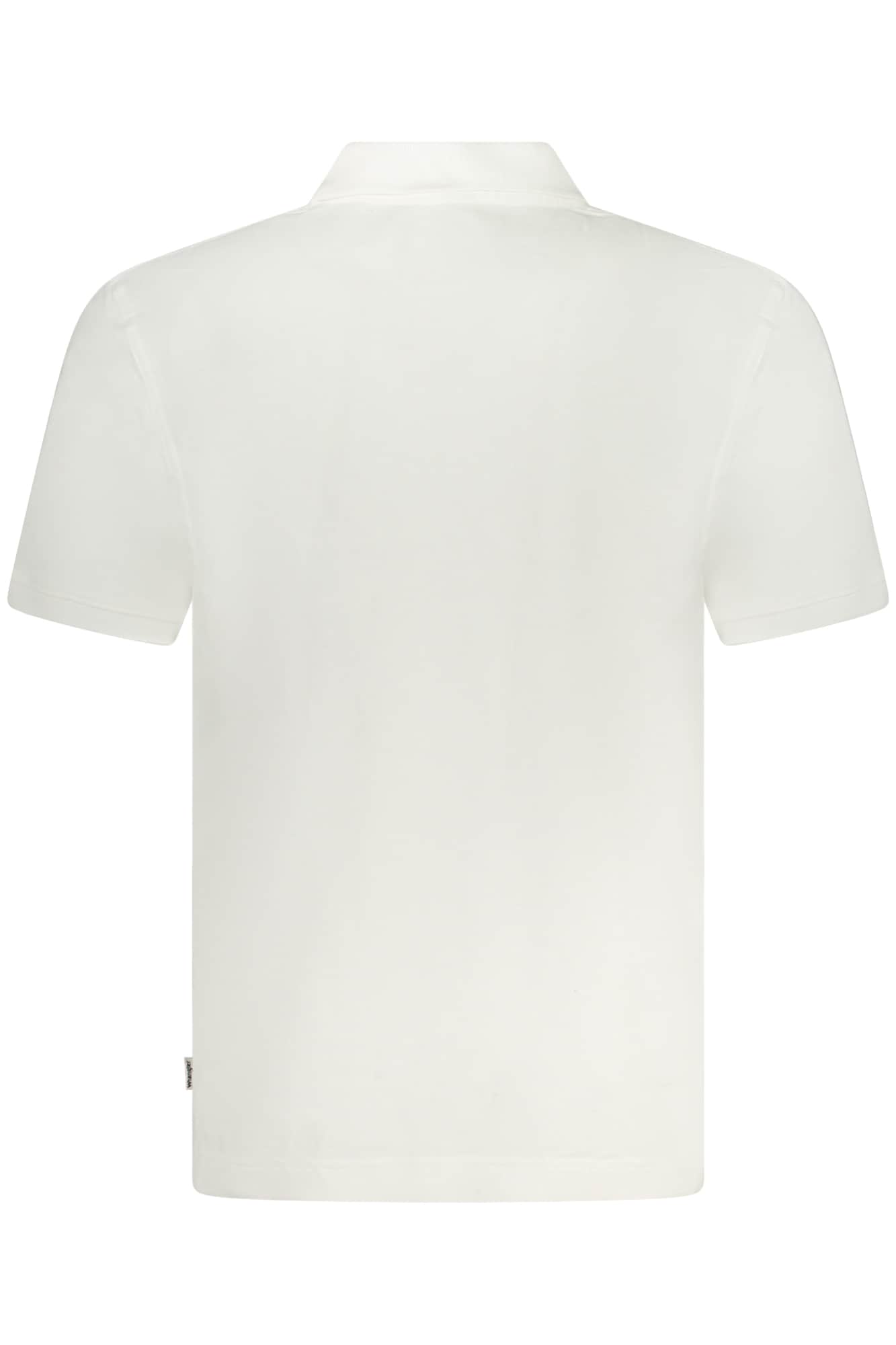 WRANGLER POLO KORTE MOUW HEREN WIT
