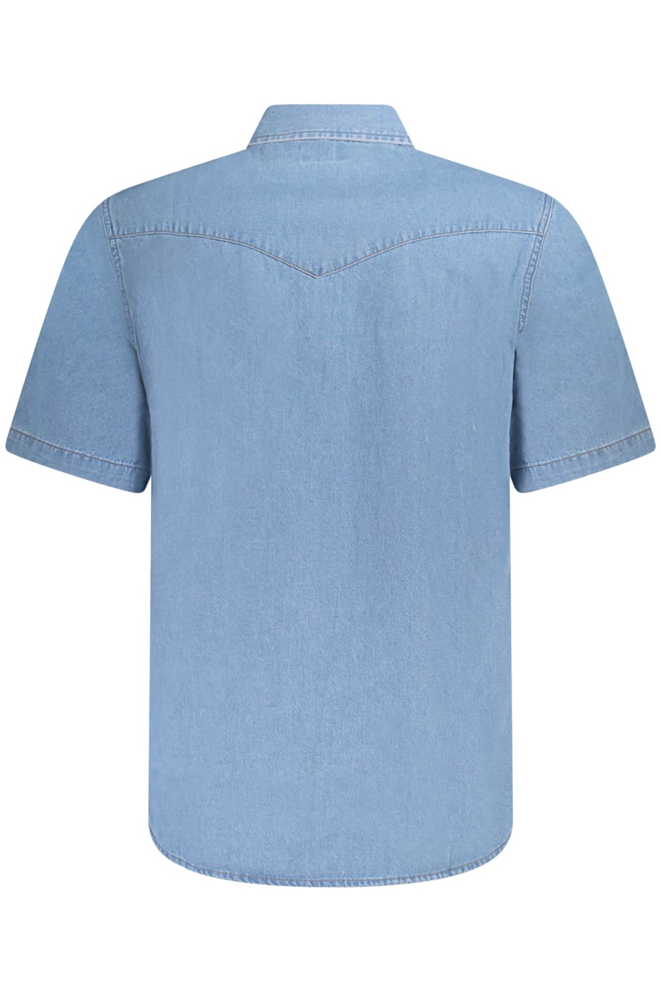 WRANGLER KORTE MOUW SHIRT HEREN BLAUW