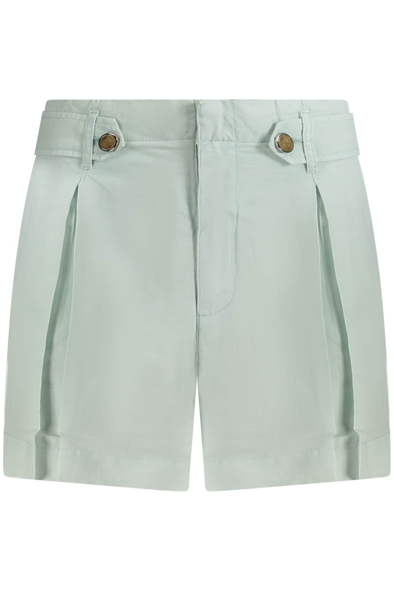 GUESS JEANS GREEN WOMEN'S SHORT PANTS