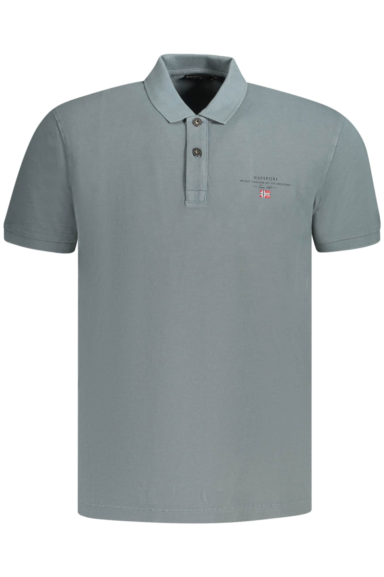 NAPAPIJRI POLO SHORT SLEEVES MEN GREY