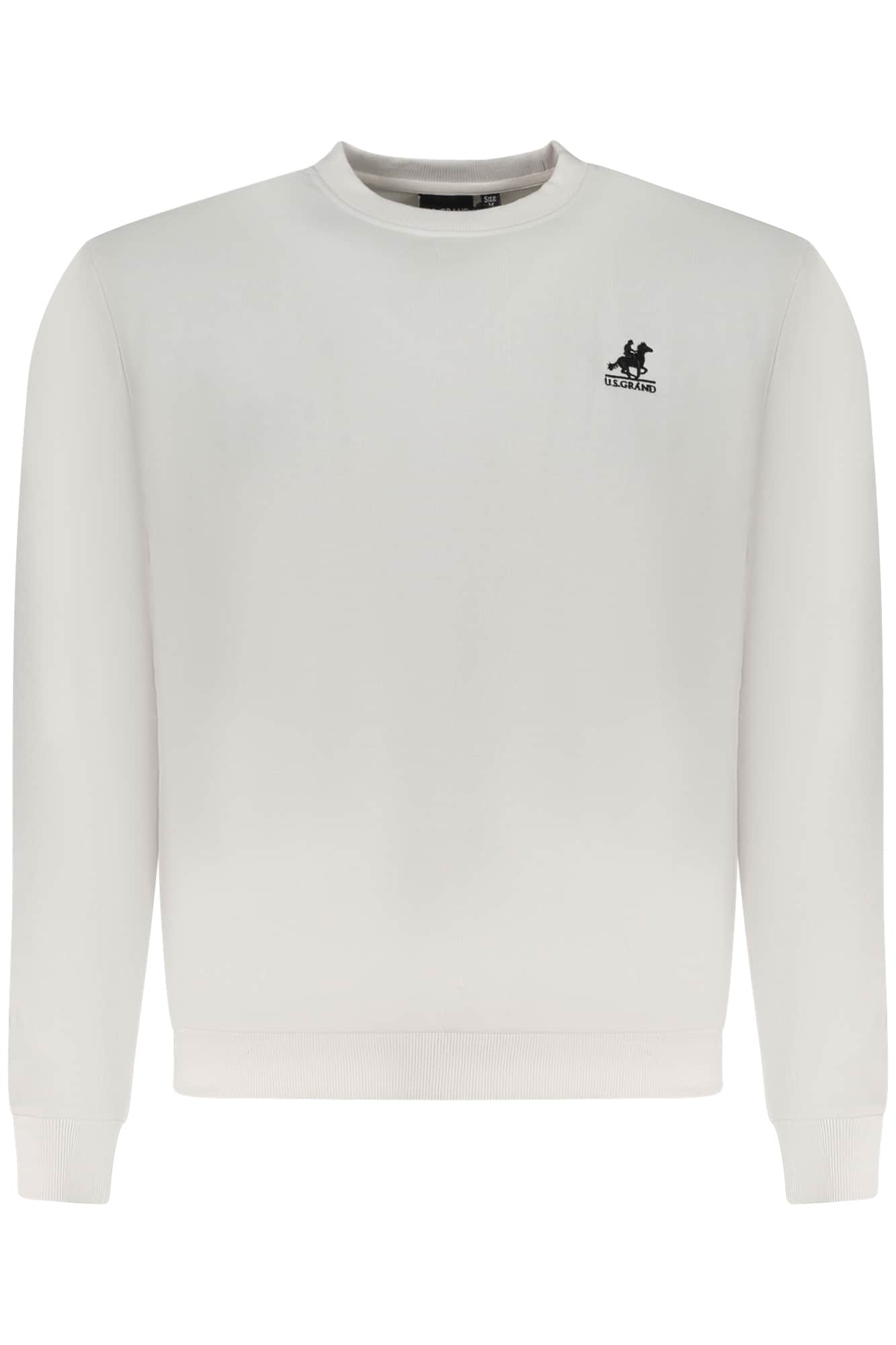 US GRAND MEN'S BLACK ZIP-UP SWEATSHIRT