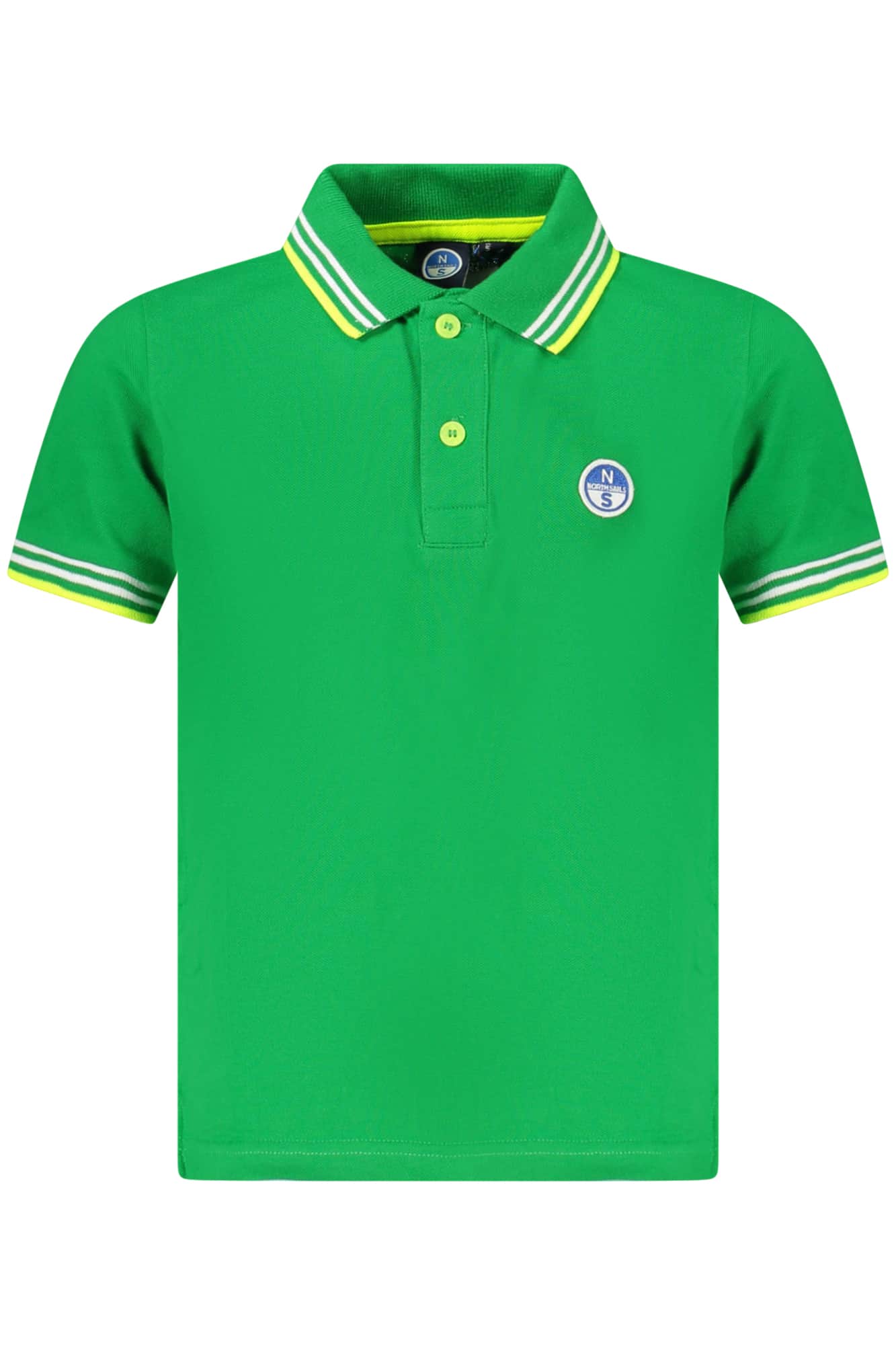 NORTH SAILS CHILDREN'S SHORT SLEEVE POLO GREEN