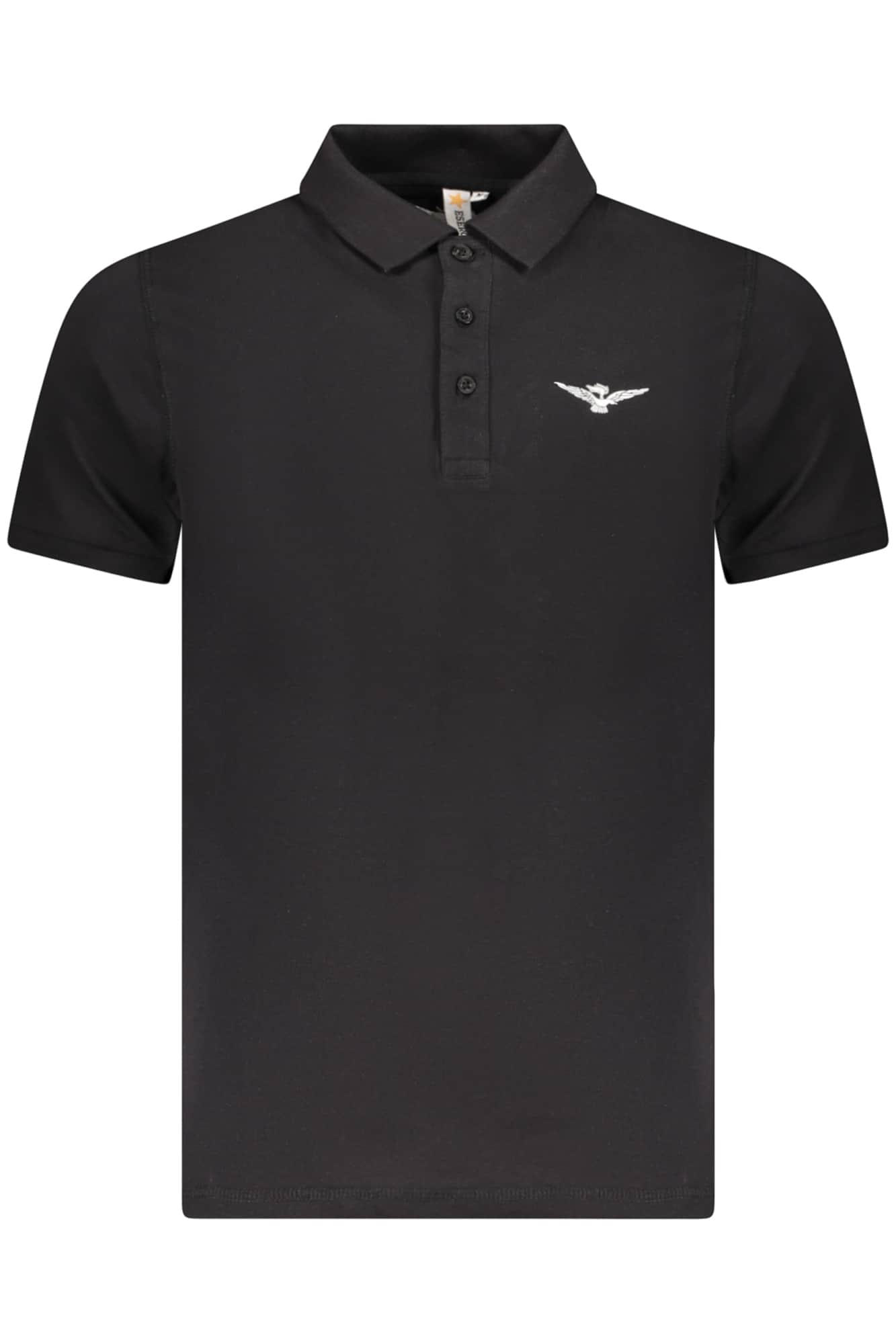 ARMY 1659 BLACK MEN'S SHORT SLEEVE POLO