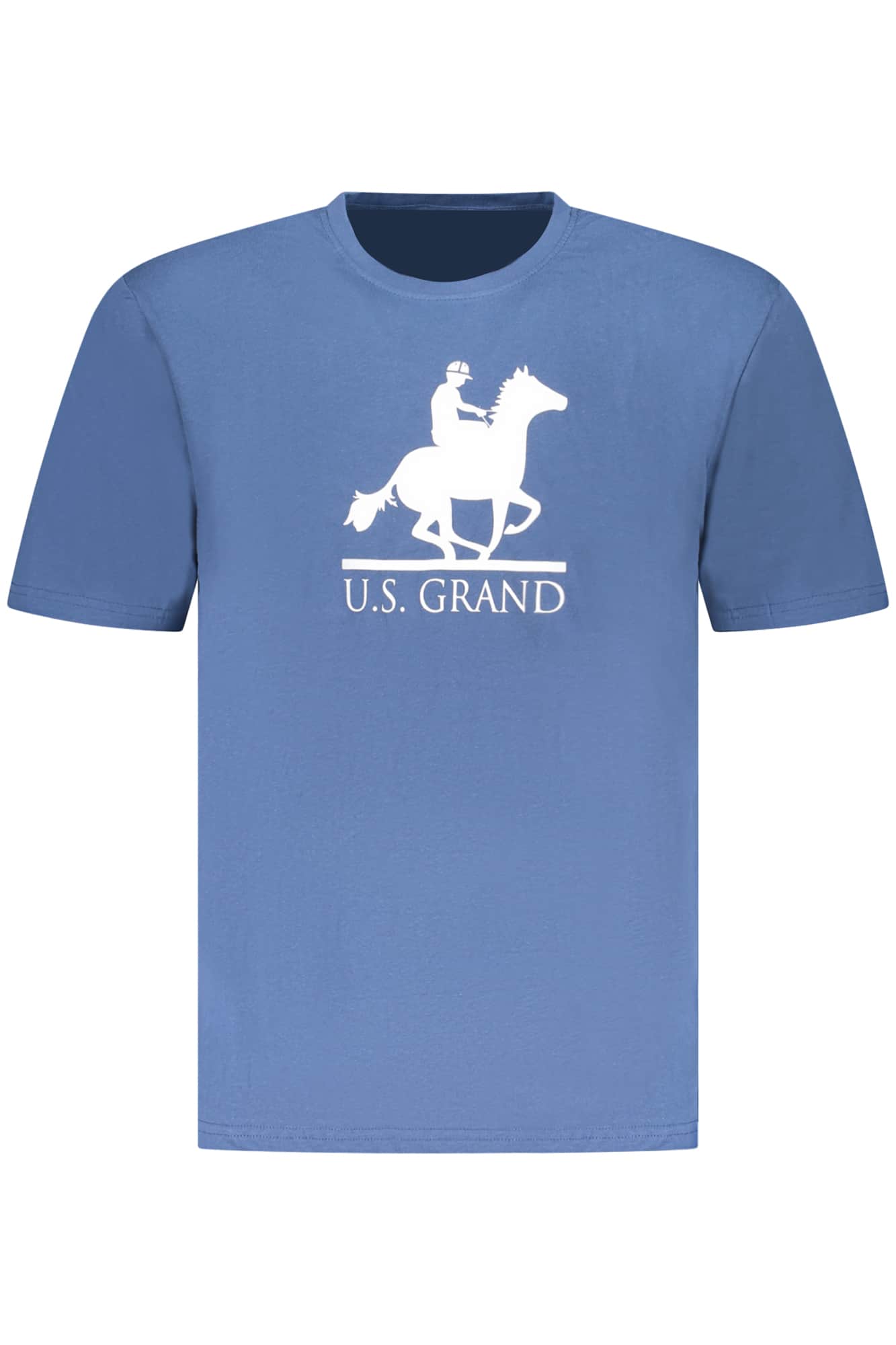 US GRAND MEN'S SHORT-SLEEVE T-SHIRT BLUE