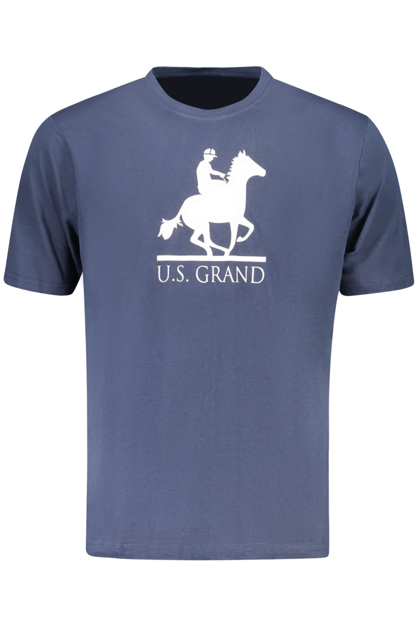 US GRAND MEN'S SHORT-SLEEVE T-SHIRT BLUE