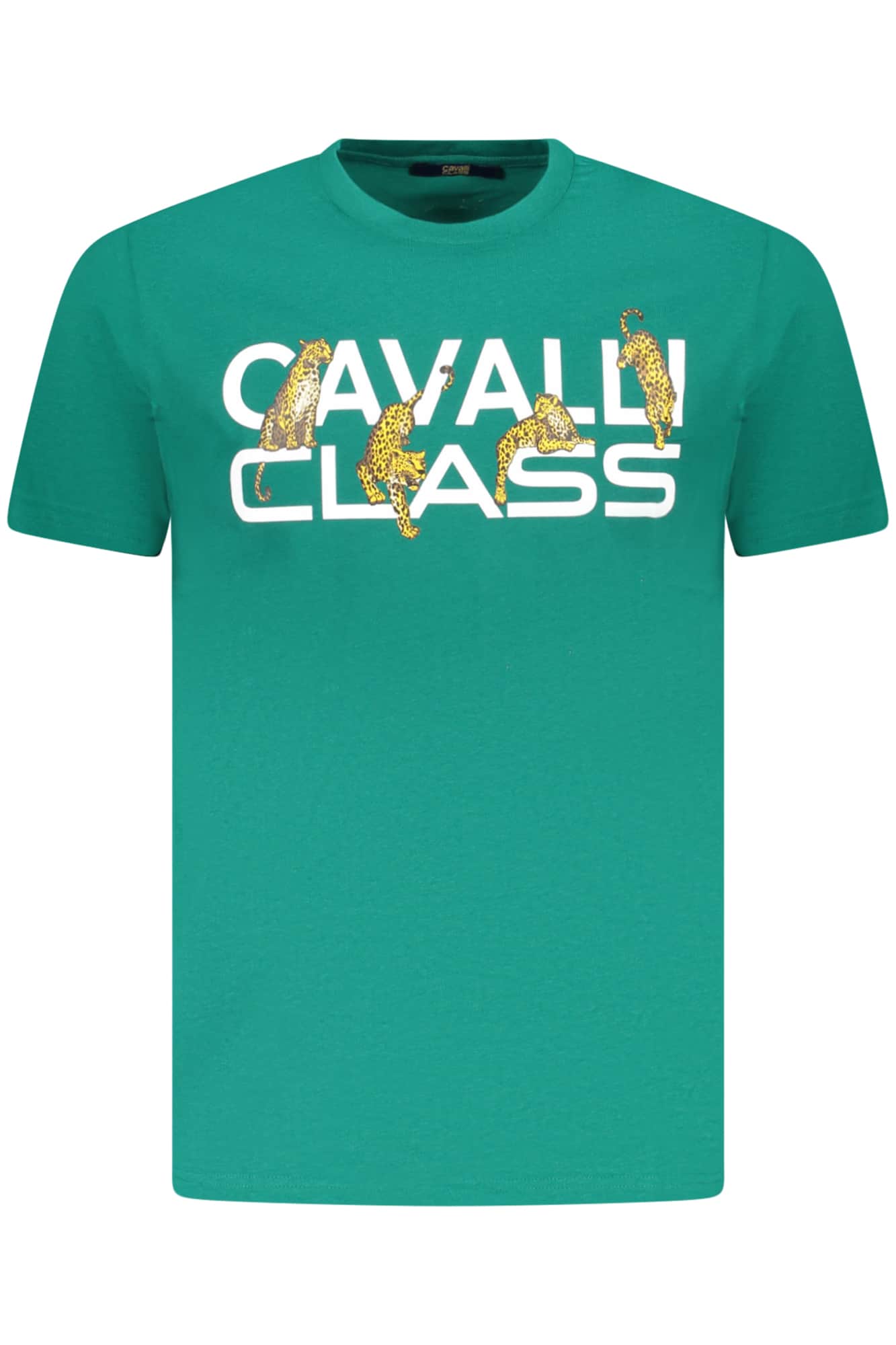 CAVALLI CLASS SHORT SLEEVE T-SHIRT MEN BLUE
