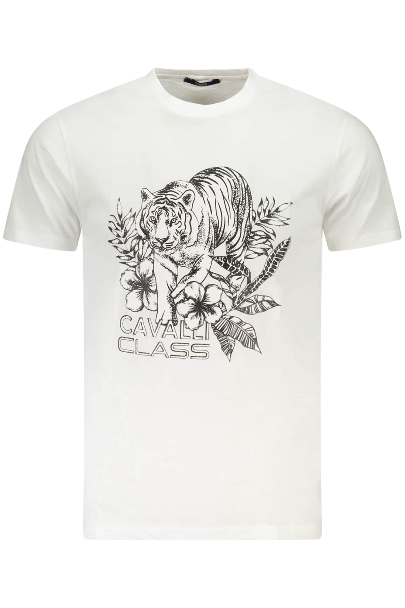 CAVALLI CLASS SHORT SLEEVE T-SHIRT MEN BLUE