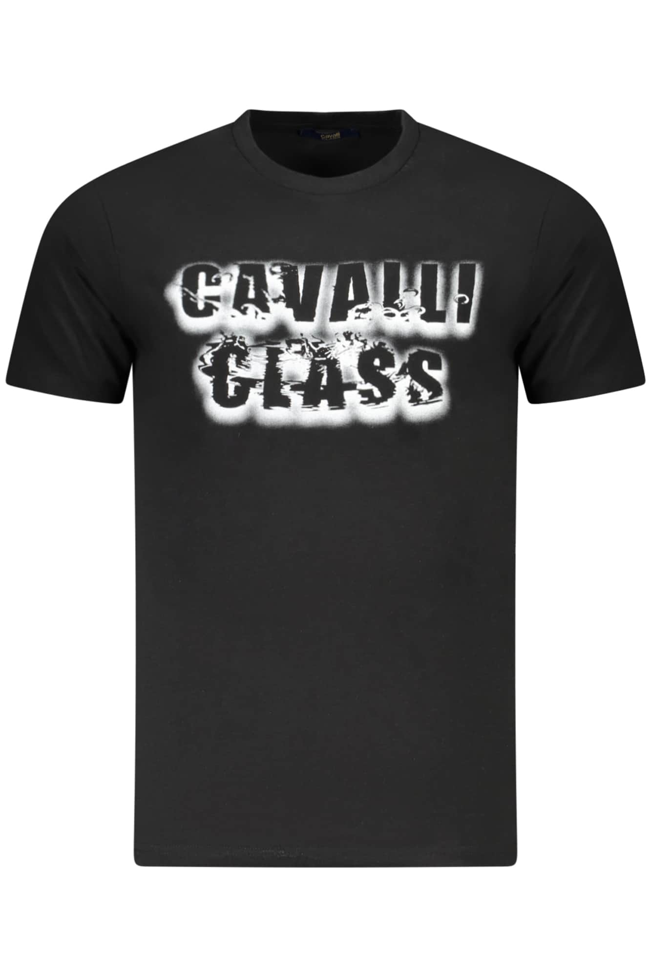 CAVALLI CLASS SHORT SLEEVE T-SHIRT MEN BLACK
