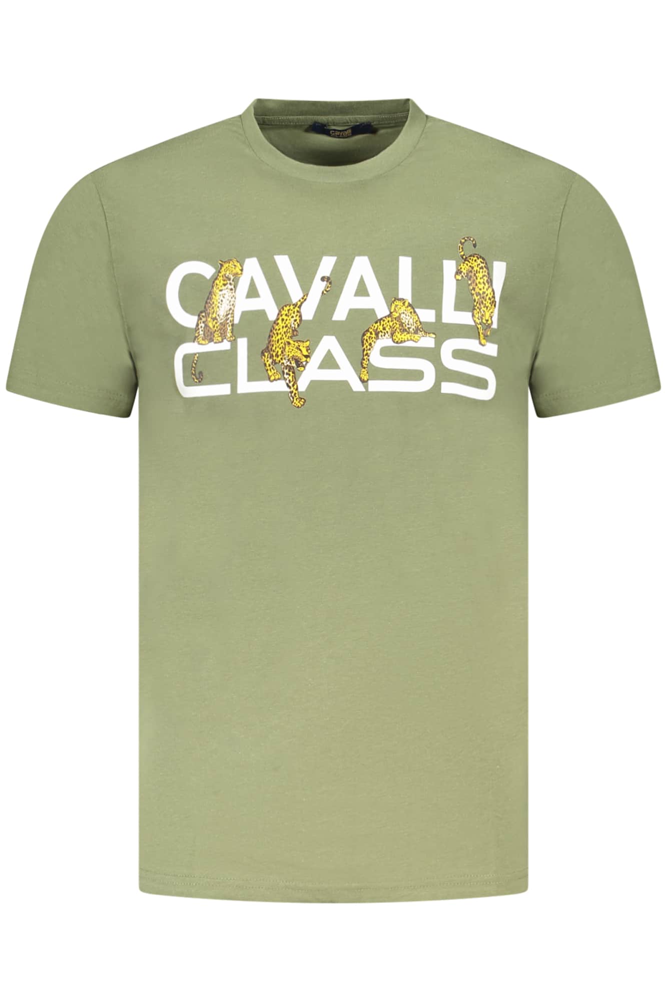 CAVALLI CLASS SHORT SLEEVE T-SHIRT MEN GREEN