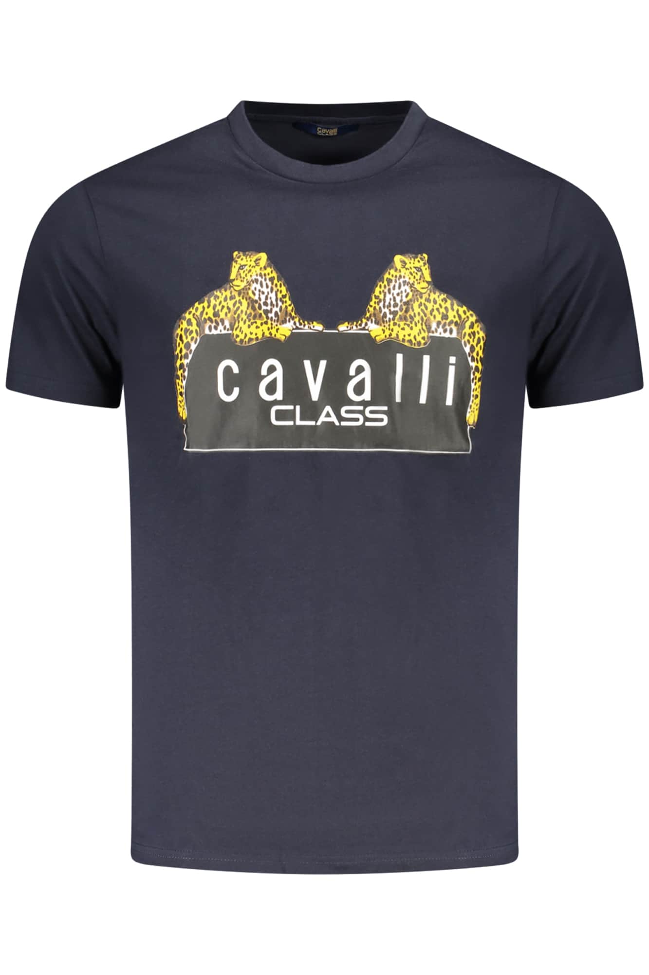 CAVALLI CLASS SHORT SLEEVE T-SHIRT MEN BLACK