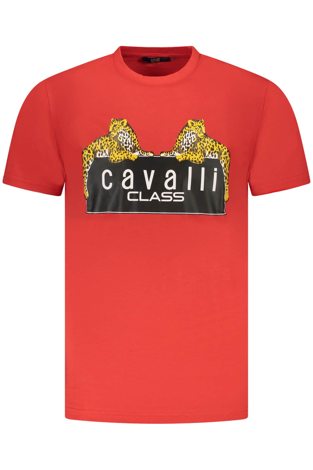 CAVALLI CLASS SHORT SLEEVE T-SHIRT MEN BLACK