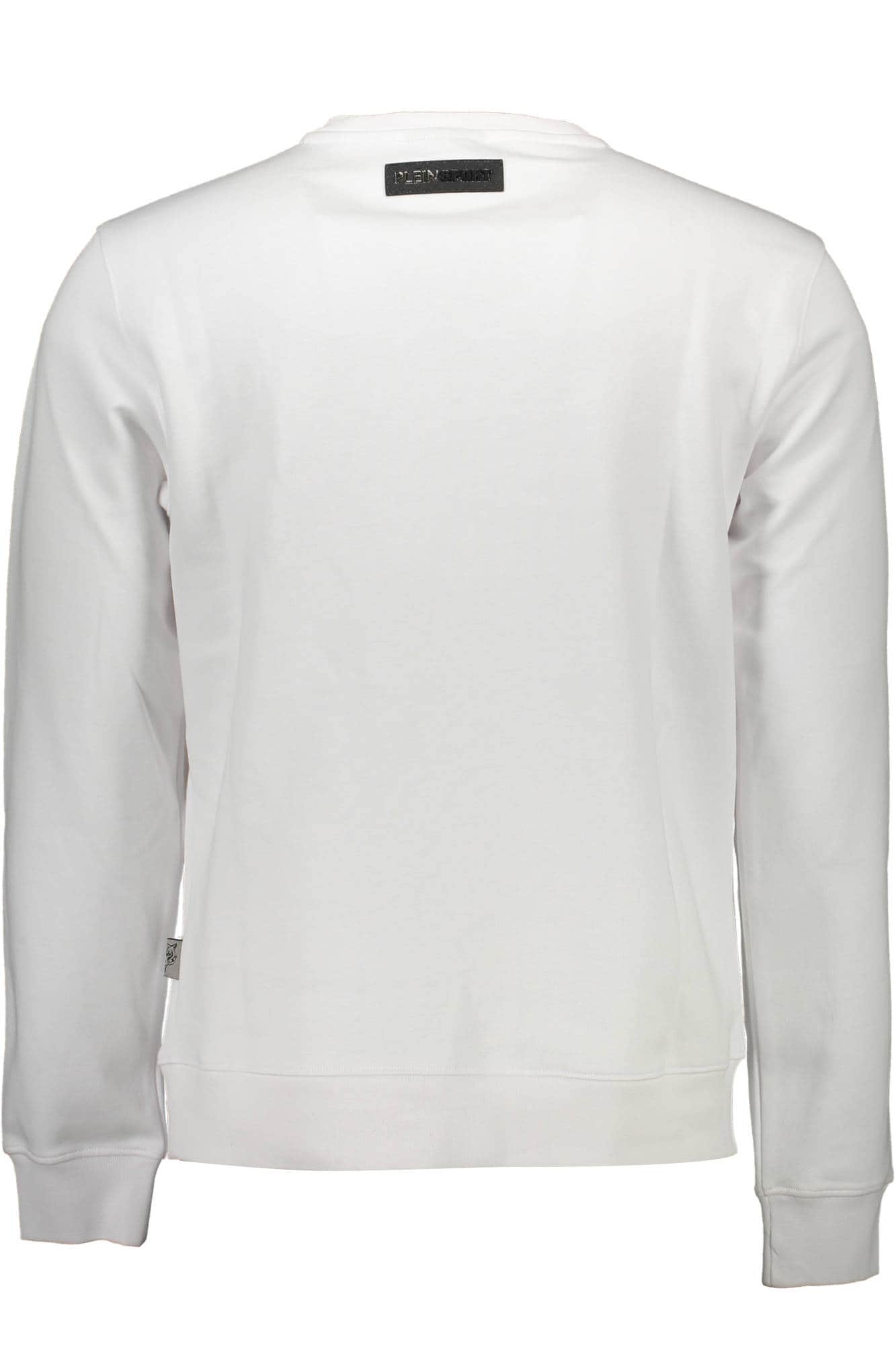 PLEIN SPORT MEN'S ZIP-UP SWEATSHIRT WHITE
