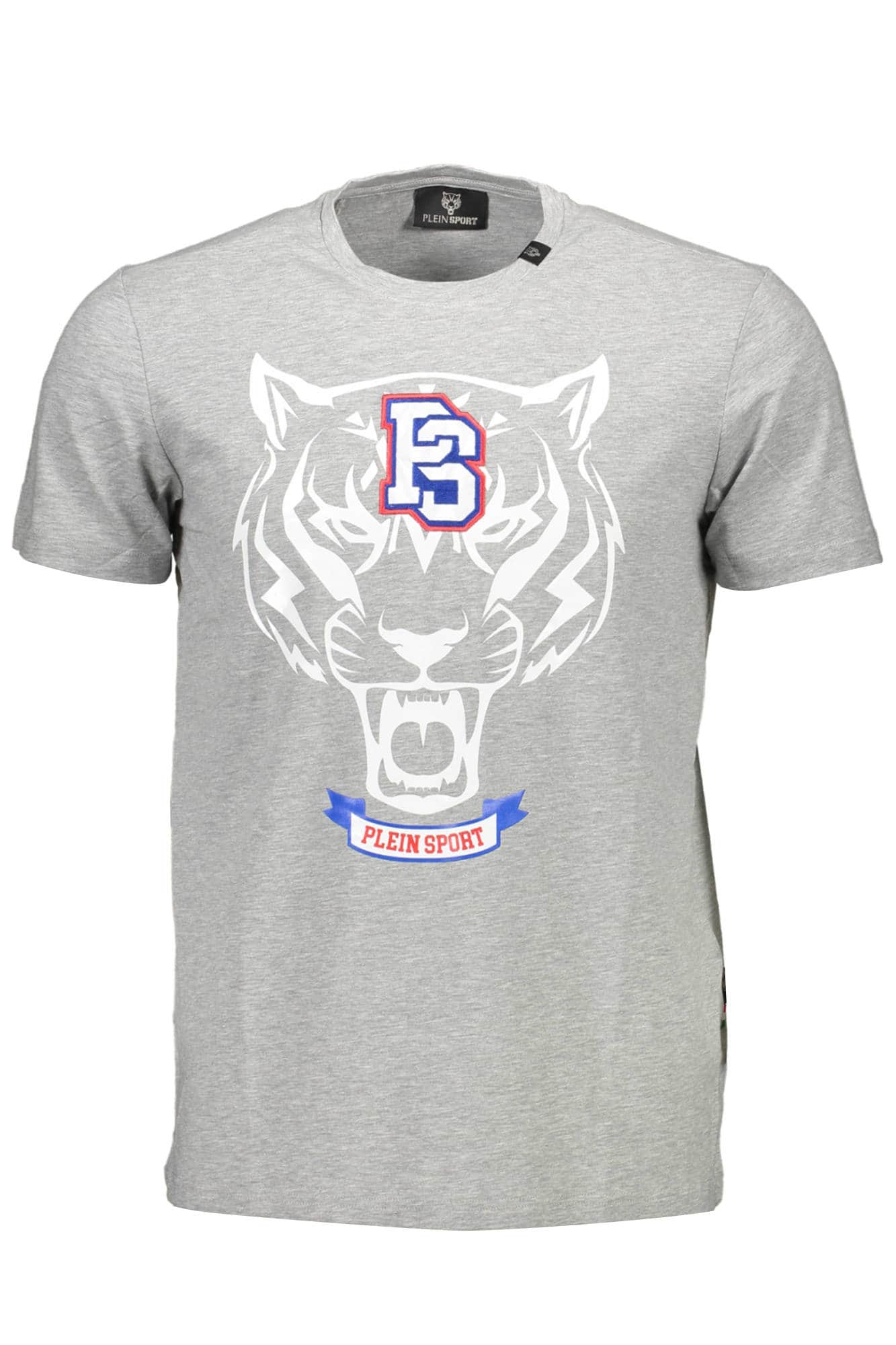 PLEIN SPORT SHORT SLEEVE T-SHIRT MEN GREY