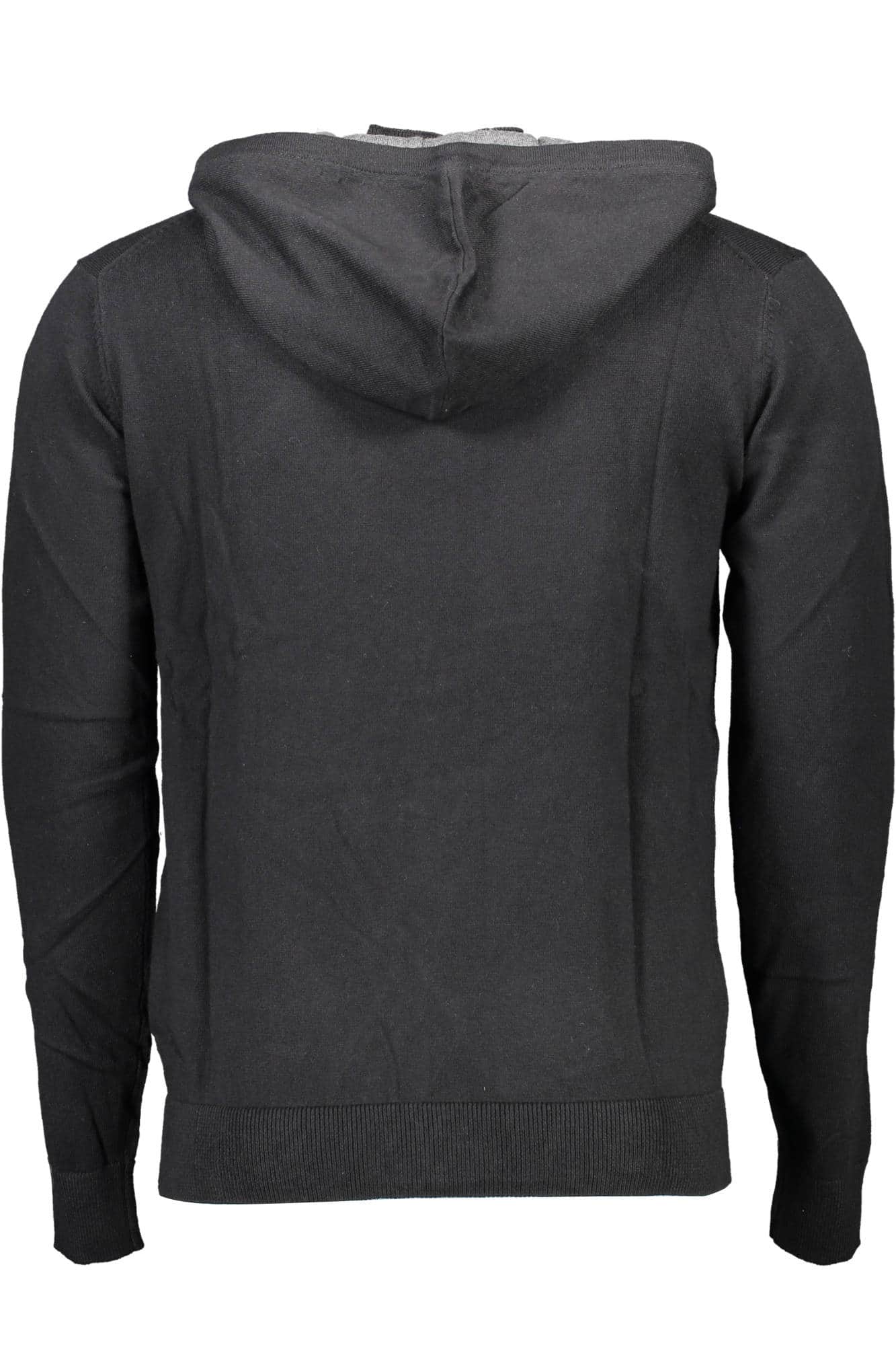 US POLO ASSN. MEN'S BLACK CARDIGAN
