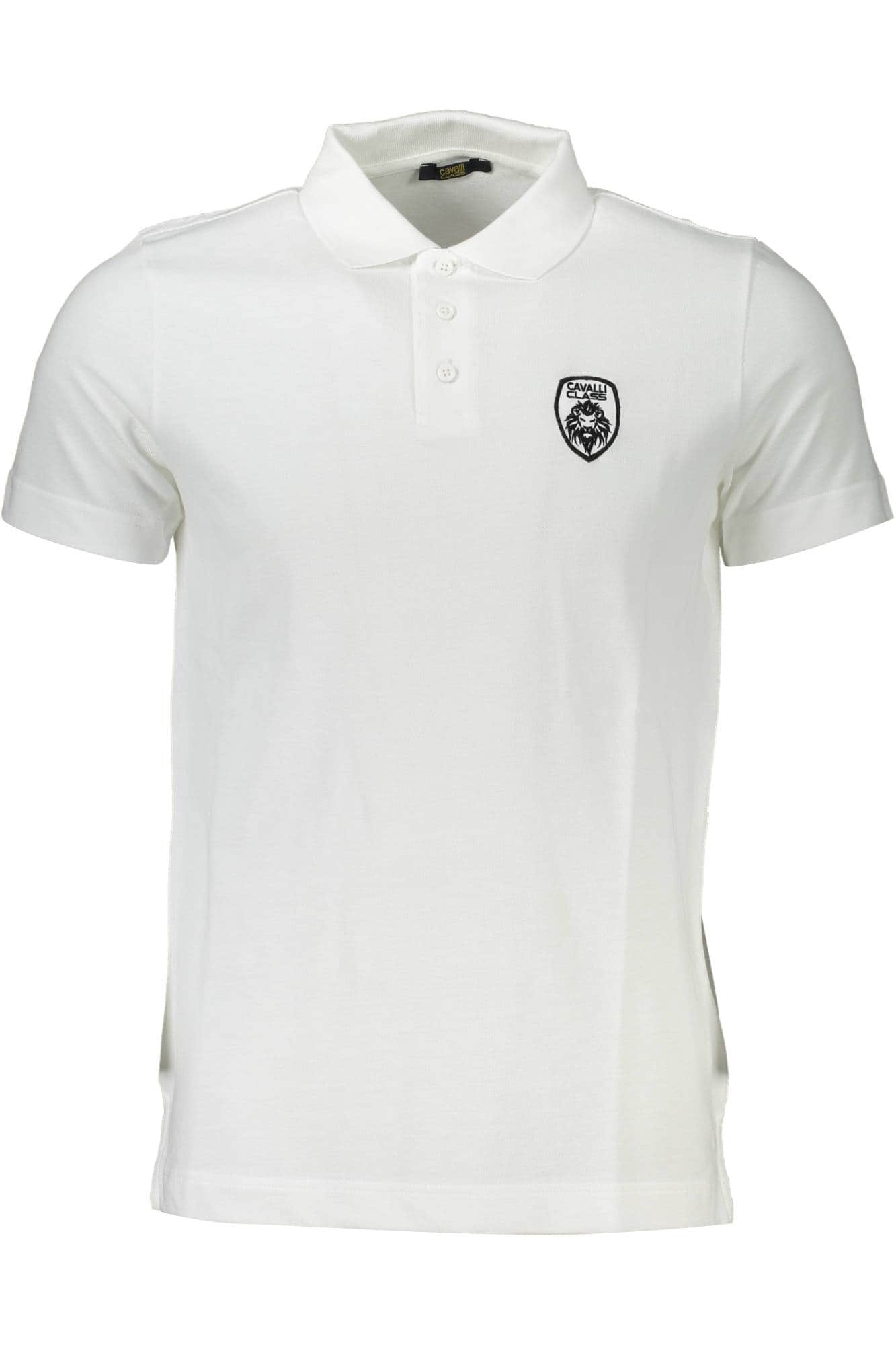 CAVALLI CLASS POLO SHORT SLEEVES MEN WHITE